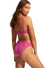 Seafolly - S.Collective High Leg Ruched Side Pant - bikini briefs - hot pink - 3