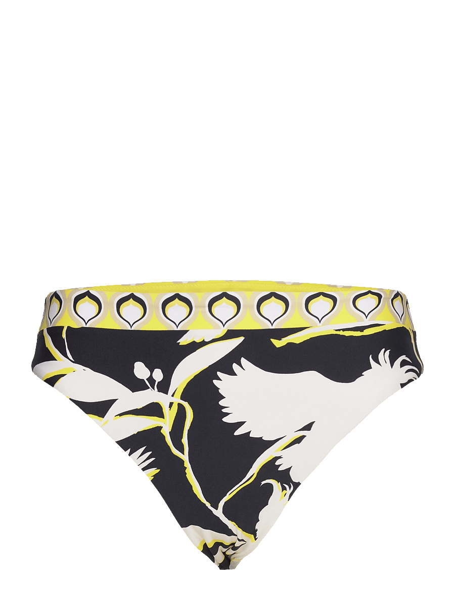 Seafolly - BirdsOfParadise High Rise Pant - bikinibriefs - black - 1