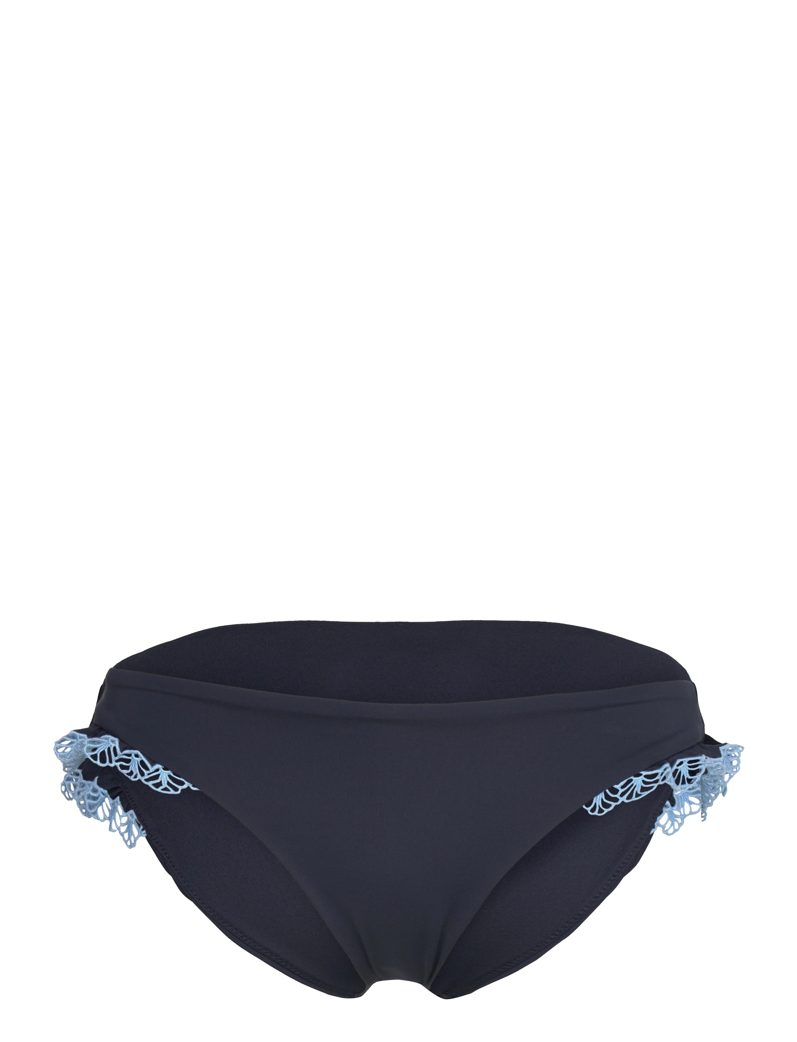 Seafolly Lucia Hipster Pant w/ Embroidery - Seafolly - TRUE NAVY / blue