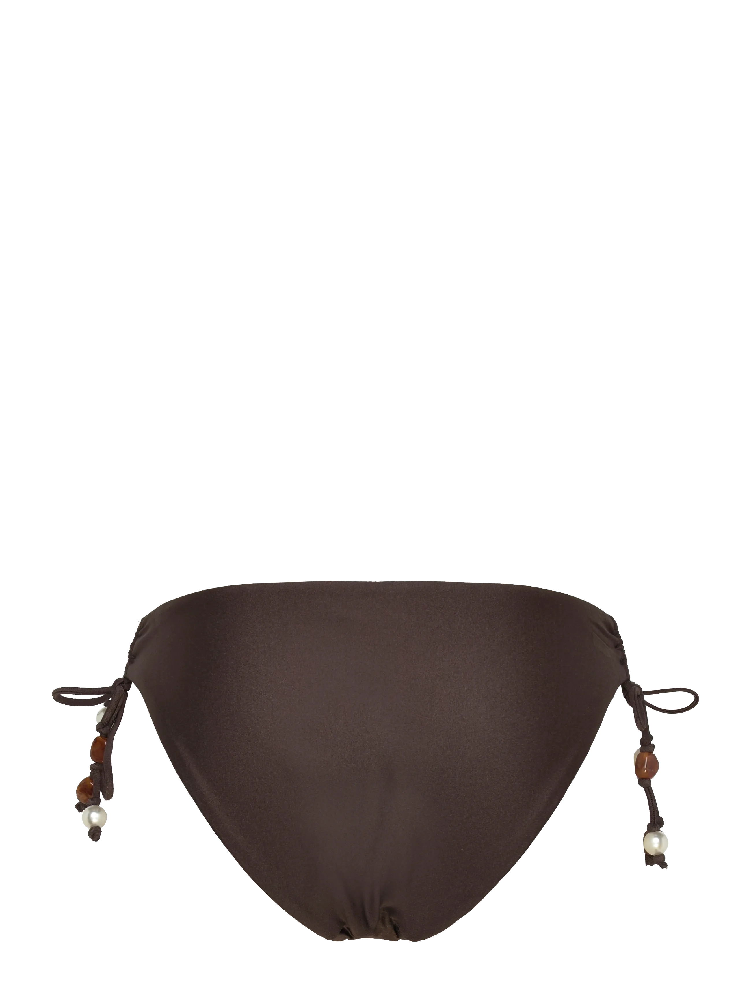 Seafolly - Loop Tie Side Pant - side tie bikinis - sepia - 1