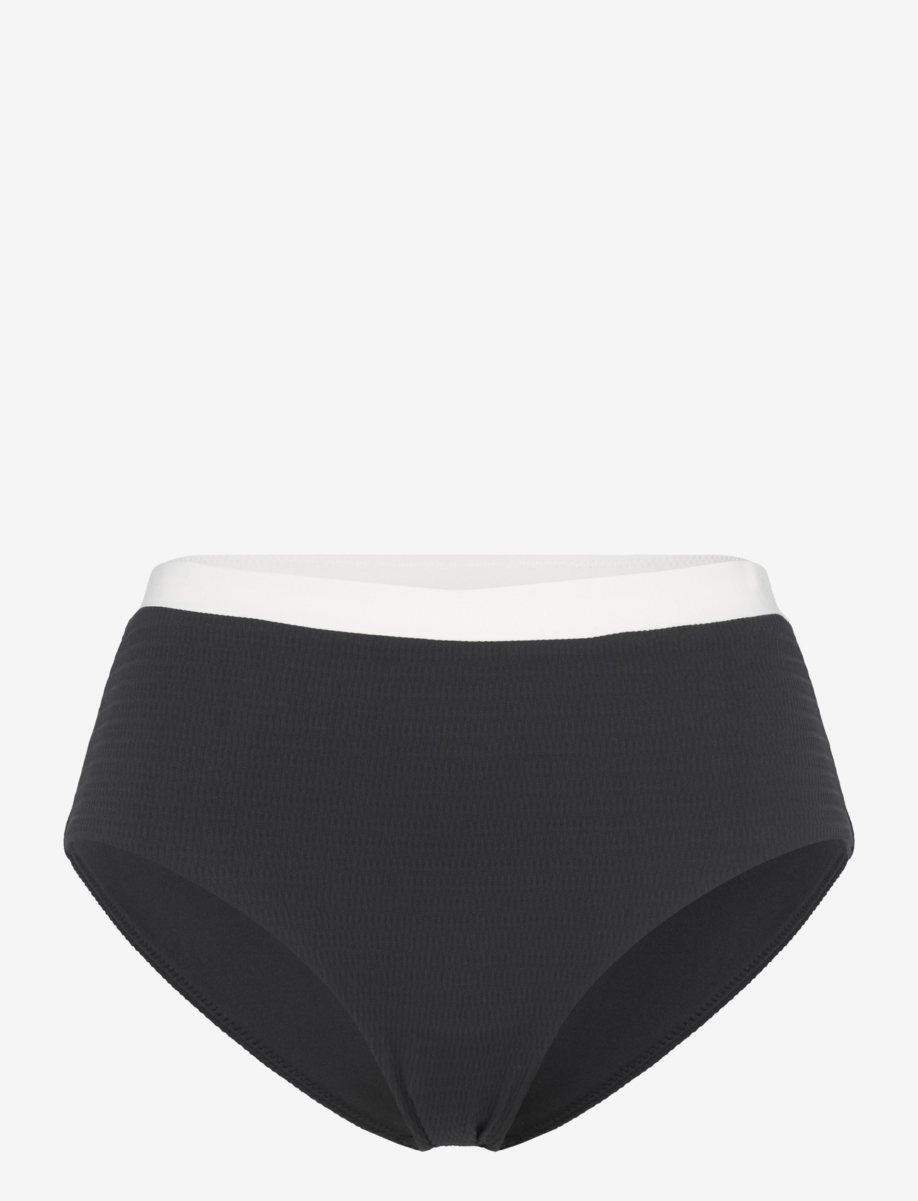 Seafolly - Belted High Waisted Pant - high waist bikini bottoms - black - 0