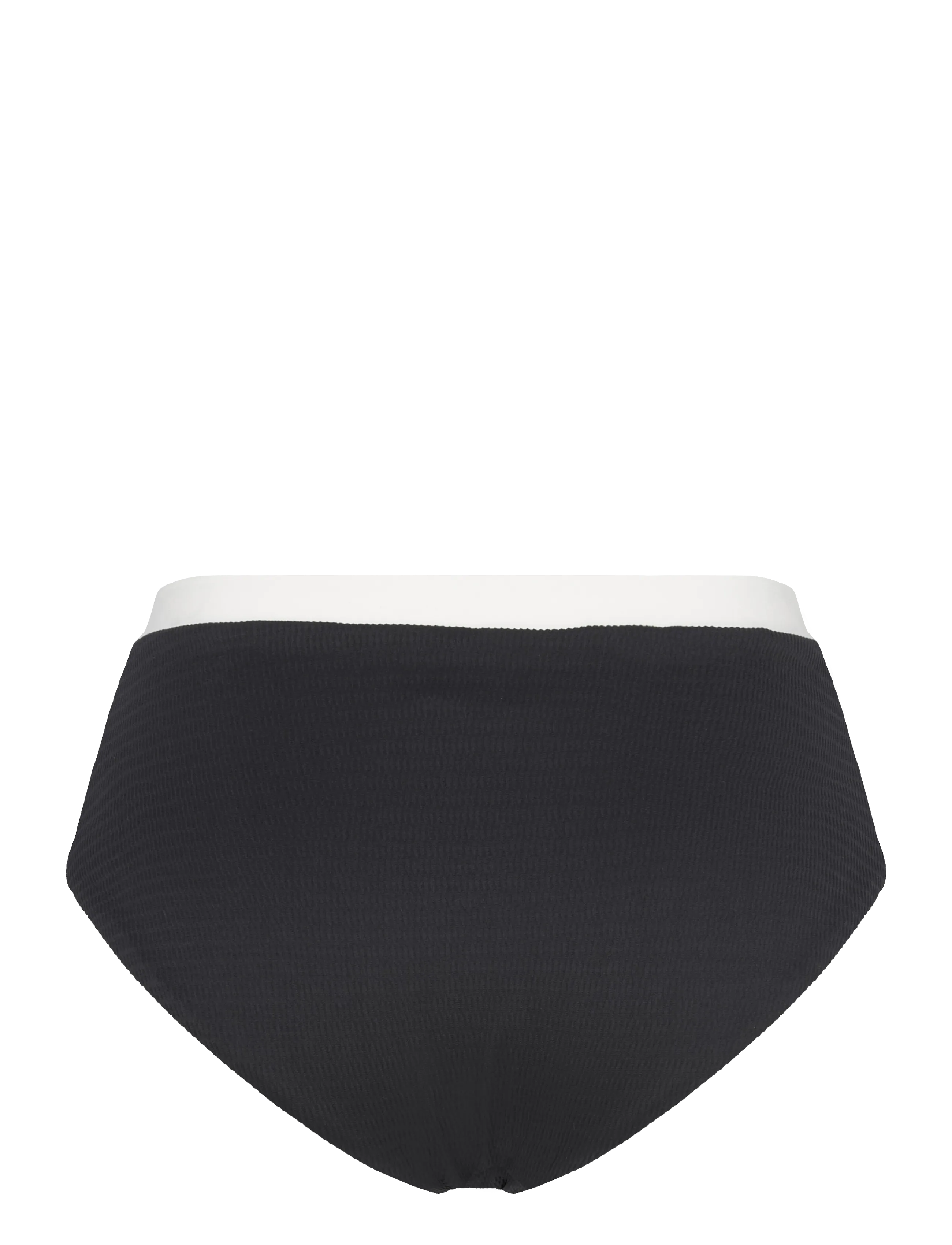 Seafolly - Belted High Waisted Pant - bikini z wysokim stanem - black - 1