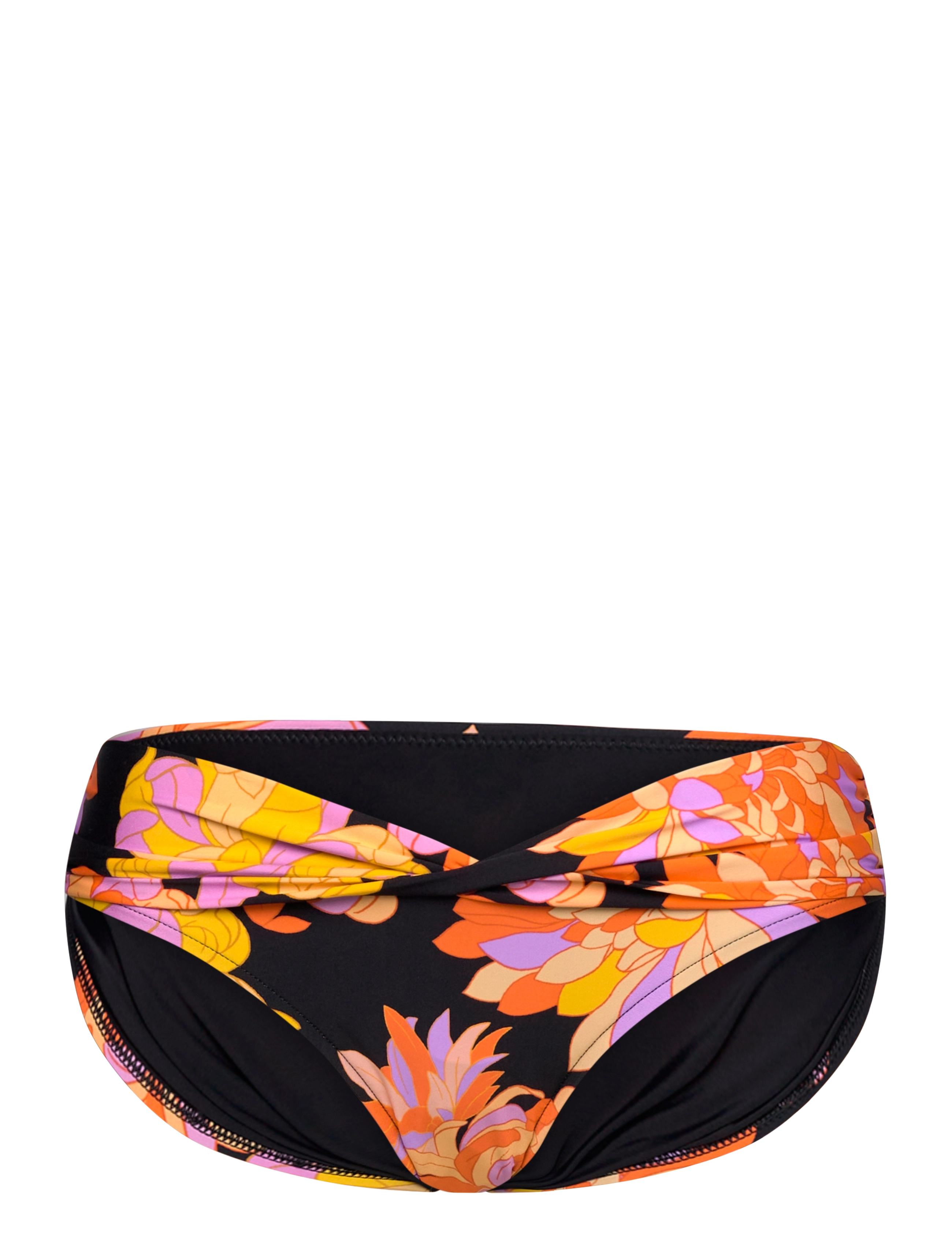 Seafolly PalmSprings Twist Band Hipster - Badetøj - BLACK / multi