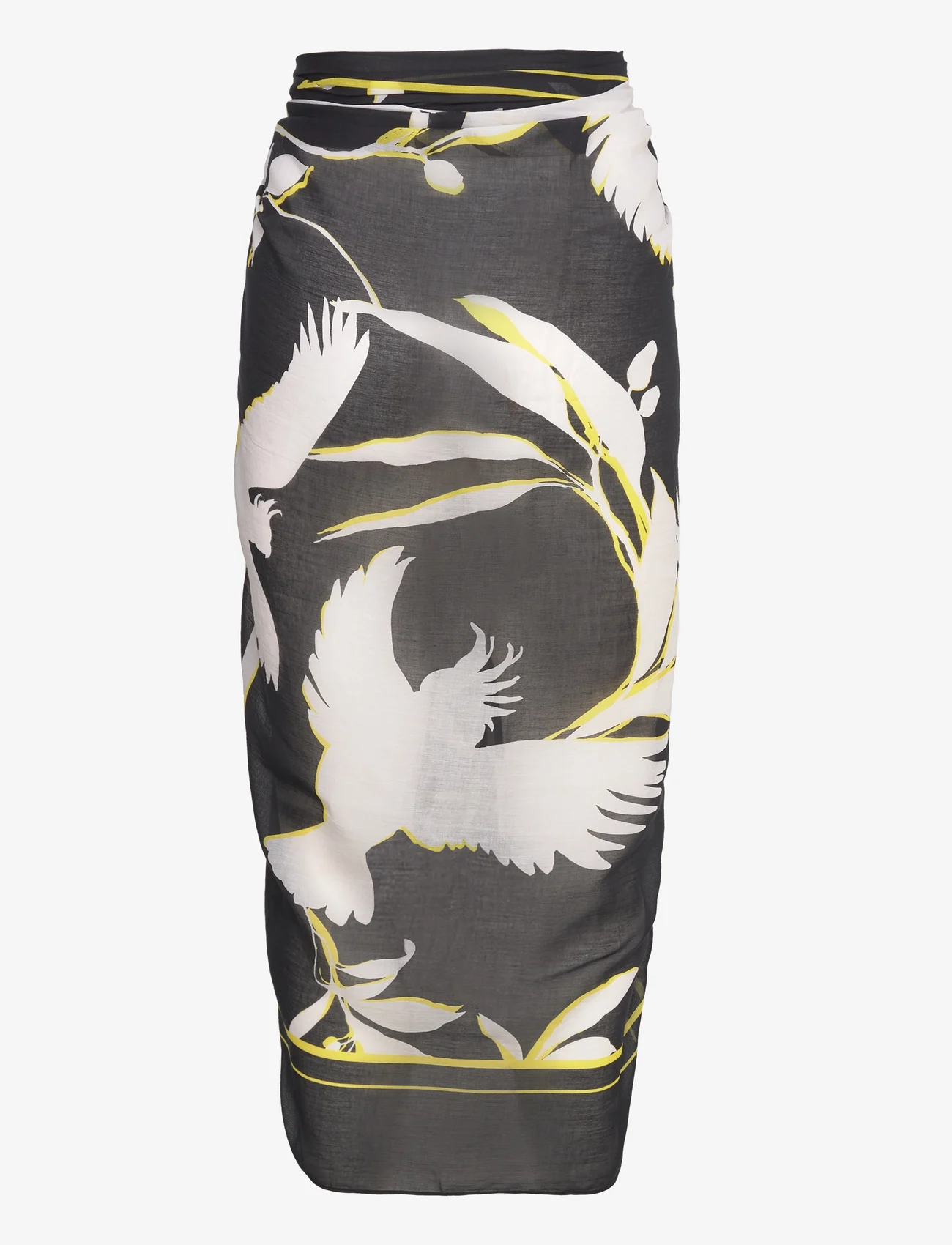 Seafolly - BirdsOfParadise Sarong - beachwear - black - 1