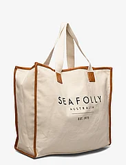 Seafolly - CarriedAway Canvas Tote - tote bags - sand - 2