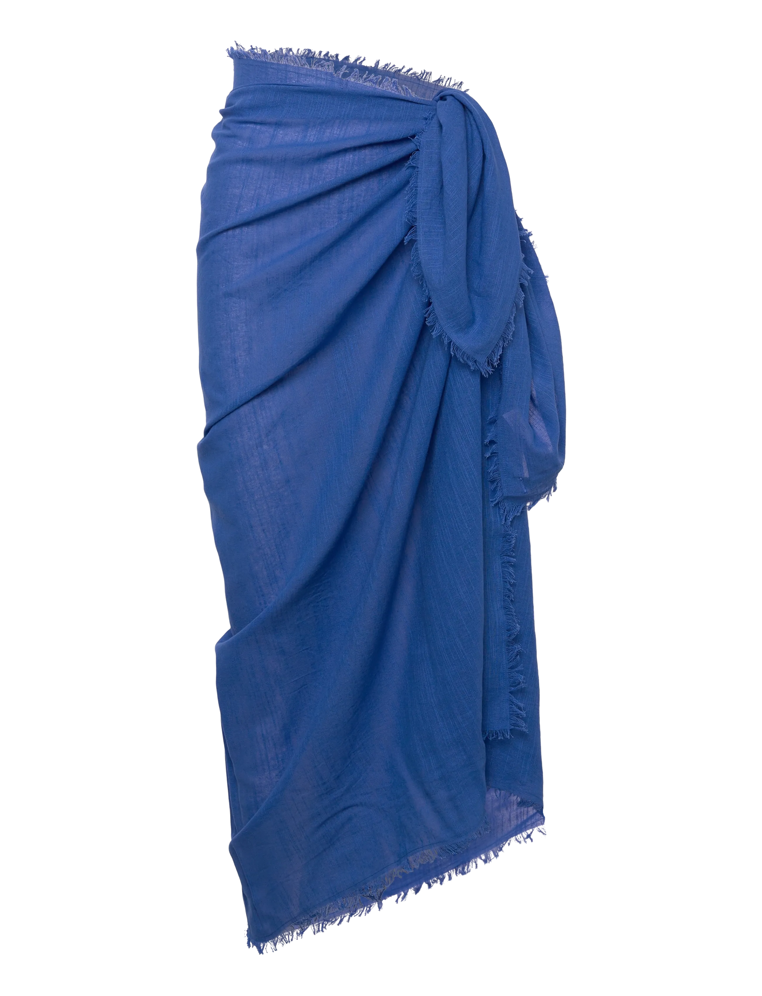 Seafolly Textured Cotton Beach Wrap - Seafolly - SAPPHIRE / blue