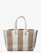 Carried Away Woven Basket Bag - NATURAL
