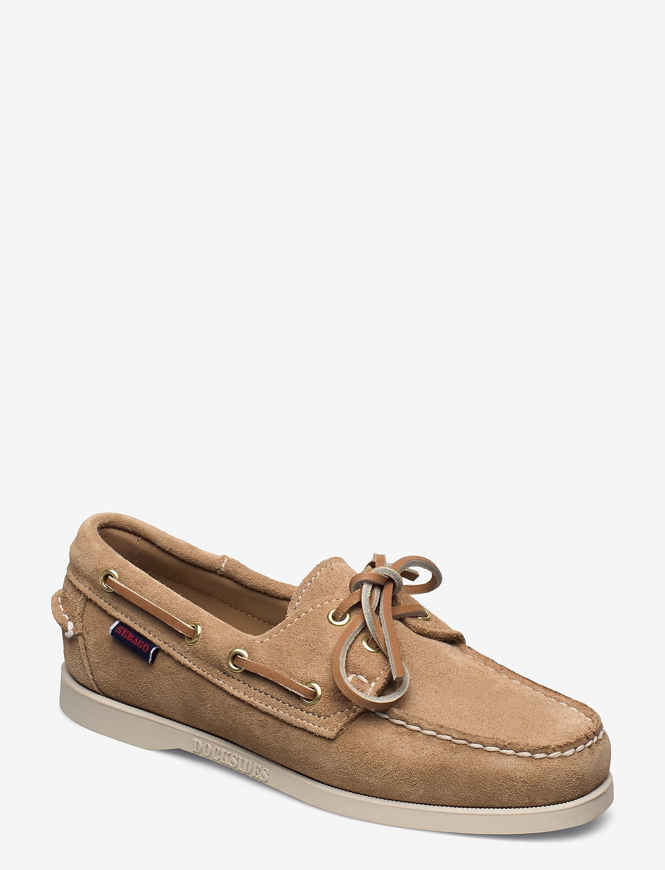 Sebago - Docksides Portland Suede W - beige camel - 0