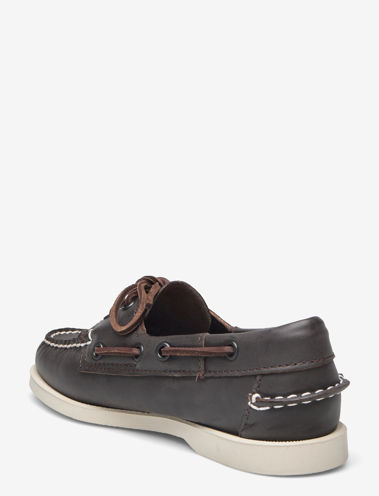 Sebago - Docksides Portland W - purjekingad - 901 - dk brown - 2