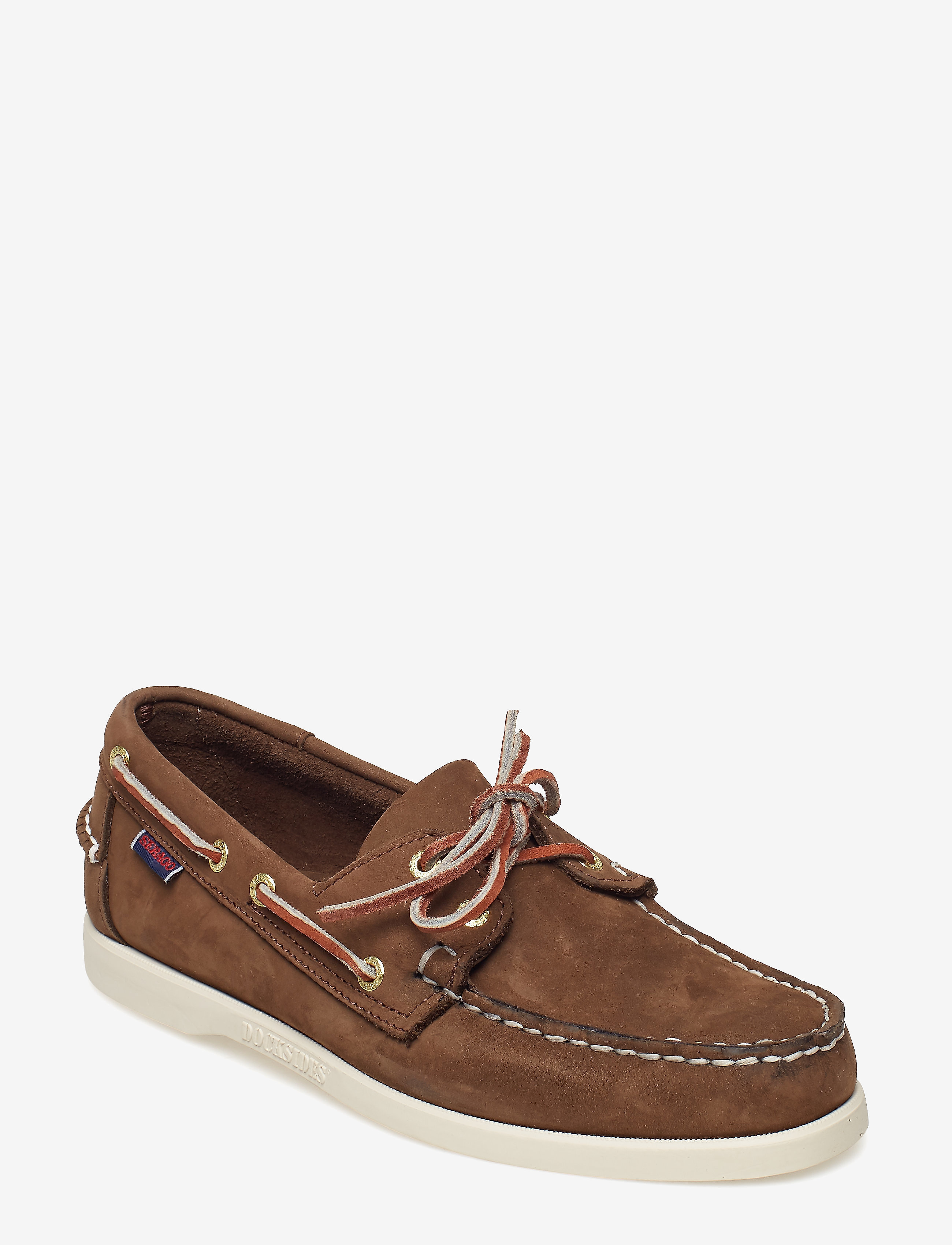 Sebago Docksides Portland Nubuck, 44.5, Brown, Sko > Bådsko, Herre