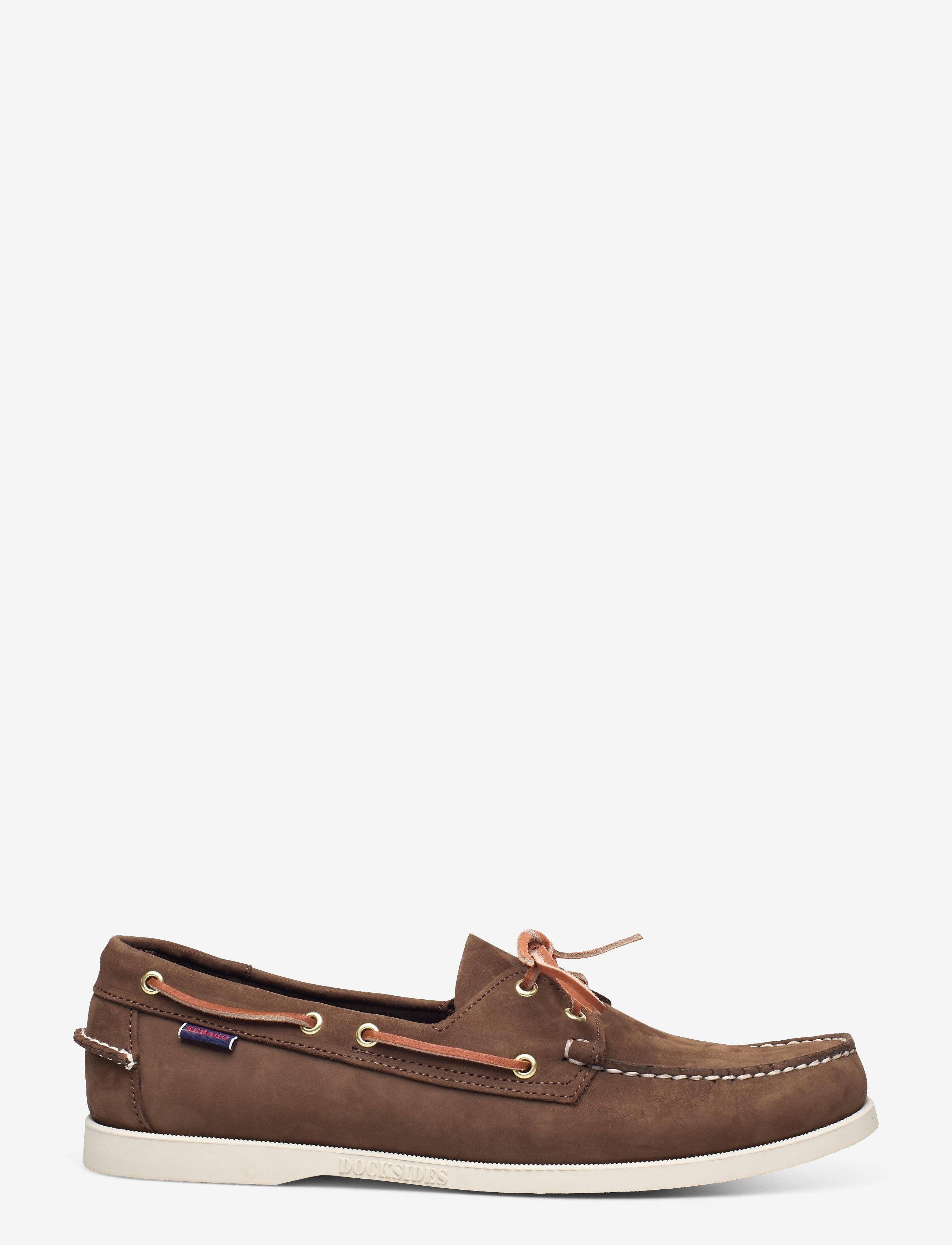 Sebago - Docksides Portland Nubuck - dark brown - 1