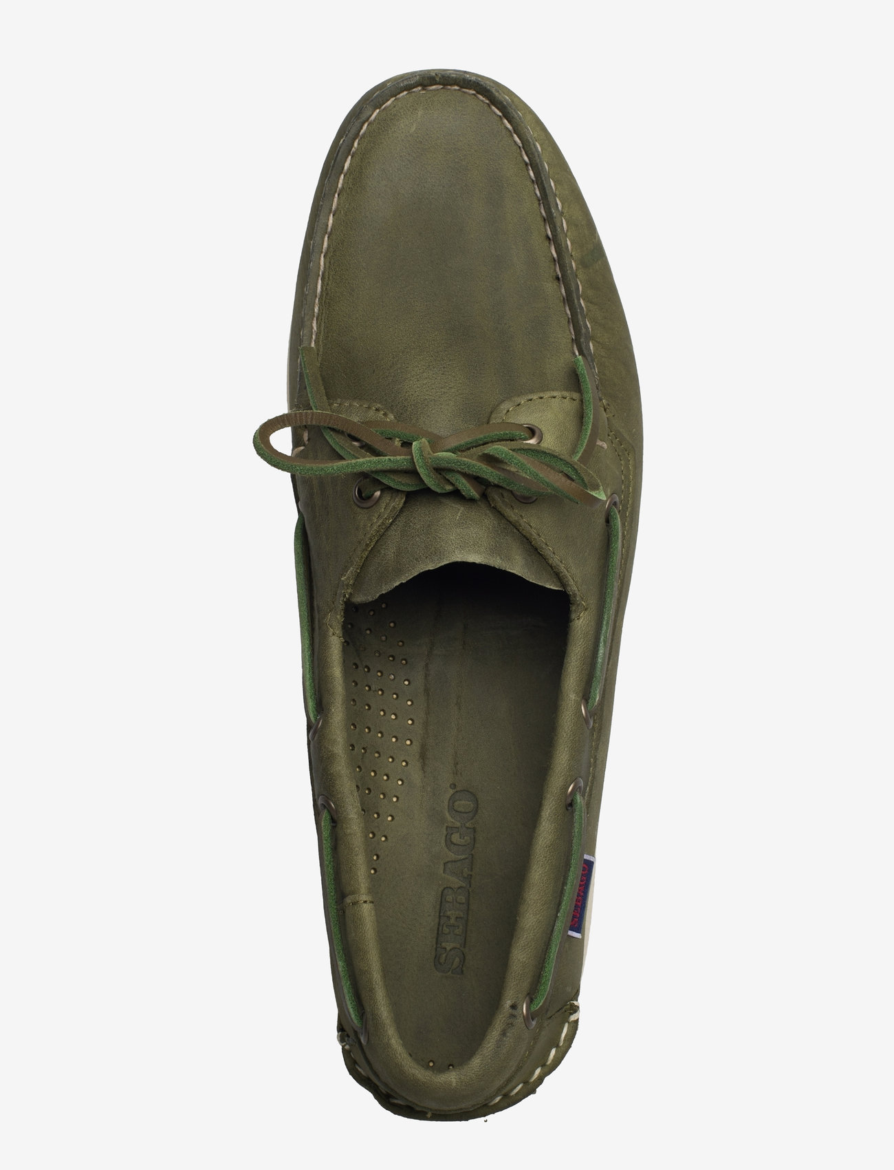 Sebago - Docksides Crazy H - 909 - green military - 3