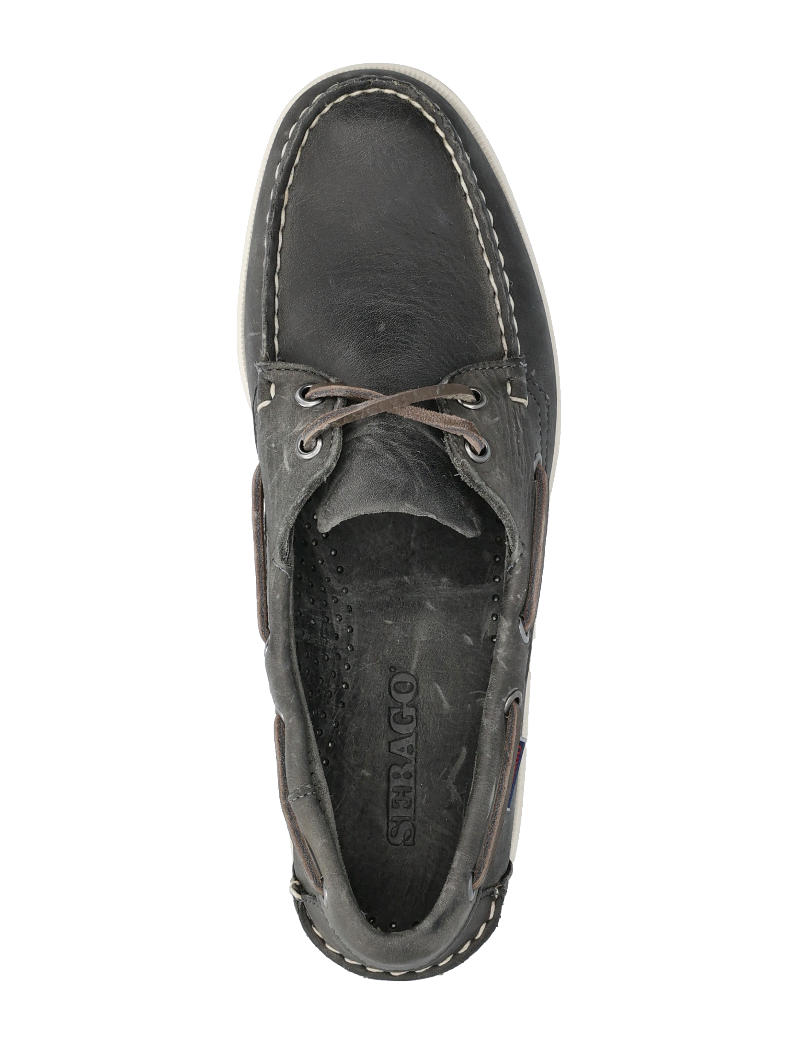 Sebago - Docksides Crazy H - 917 - dk grey - 3