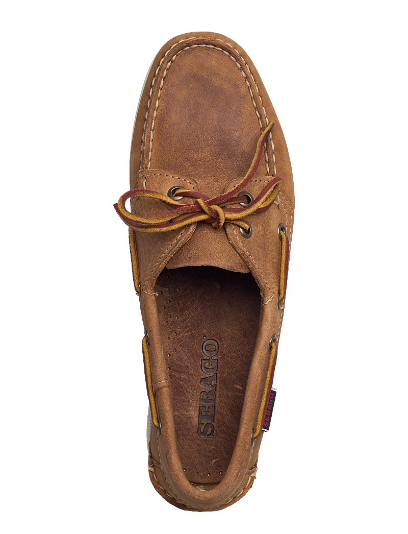 Sebago - Docksides Crazy H W - mode trends - 912 - brown tan - 3