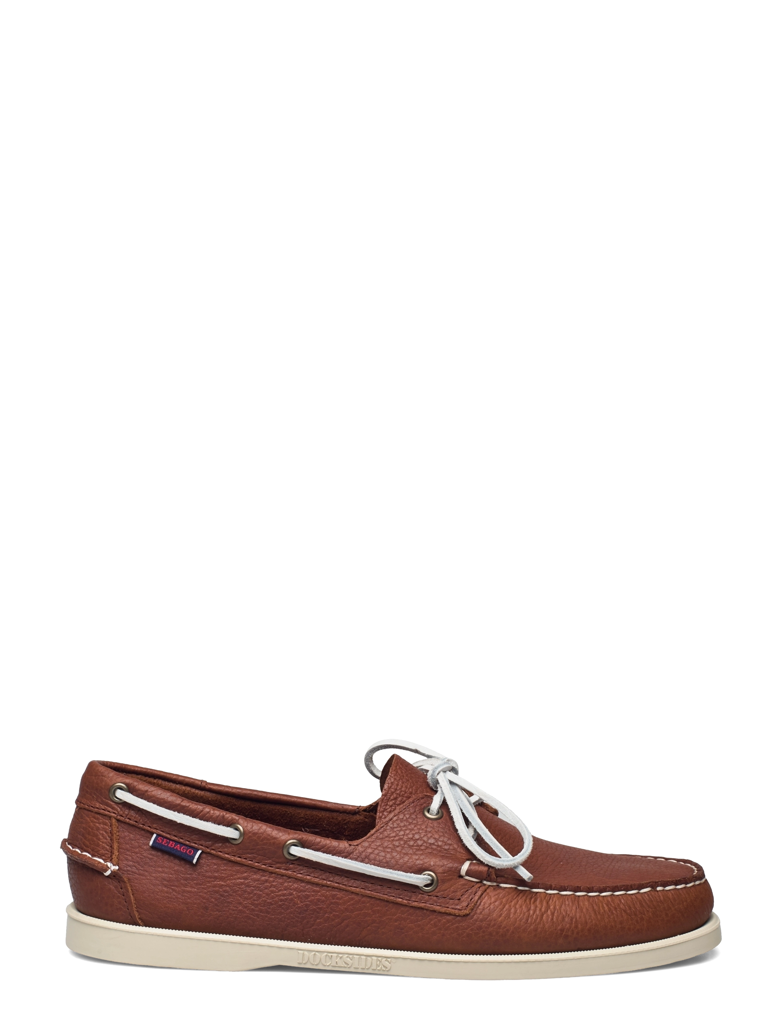 Sebago - Portland Tumbled - brown white - 1