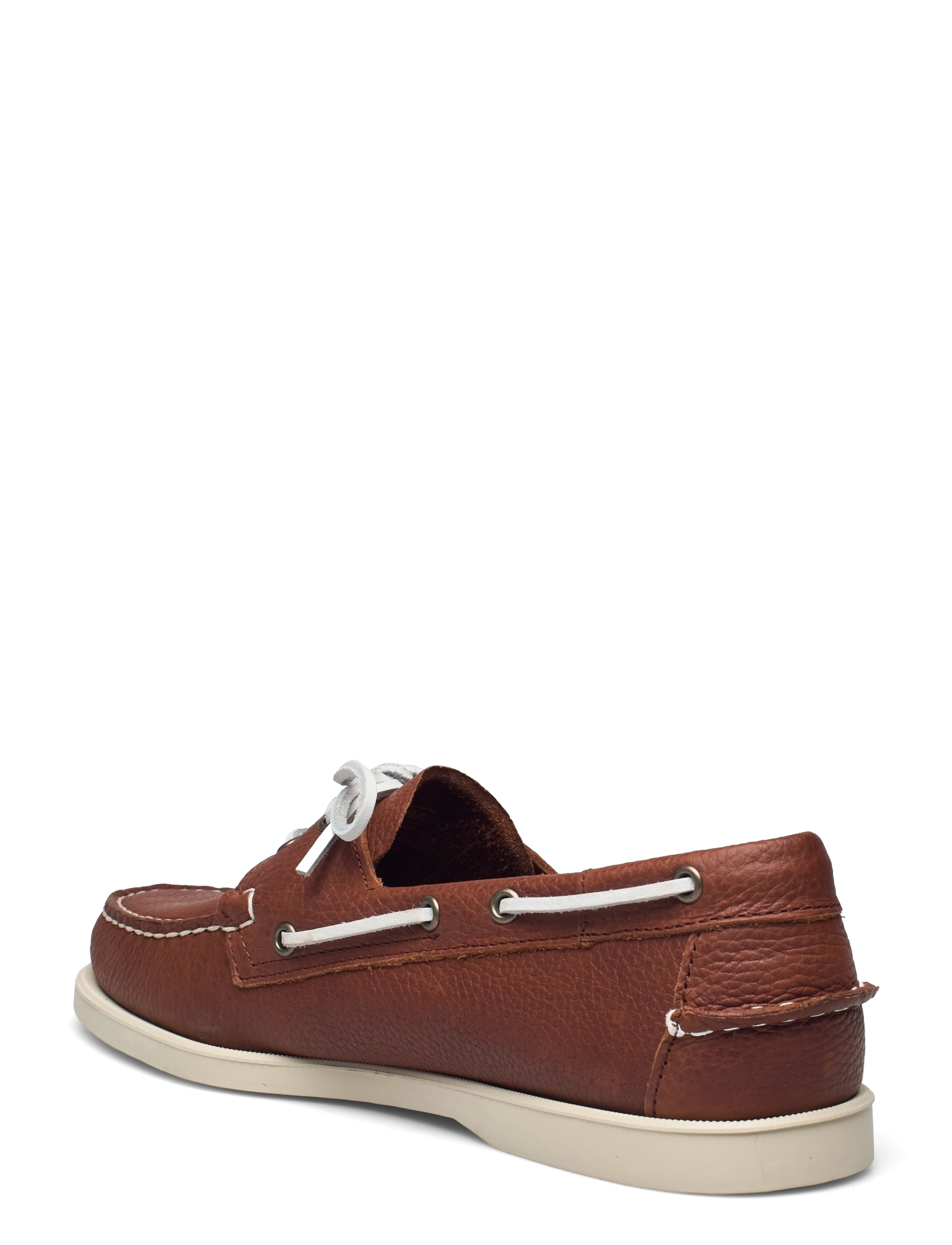 Sebago - Portland Tumbled - brown white - 2