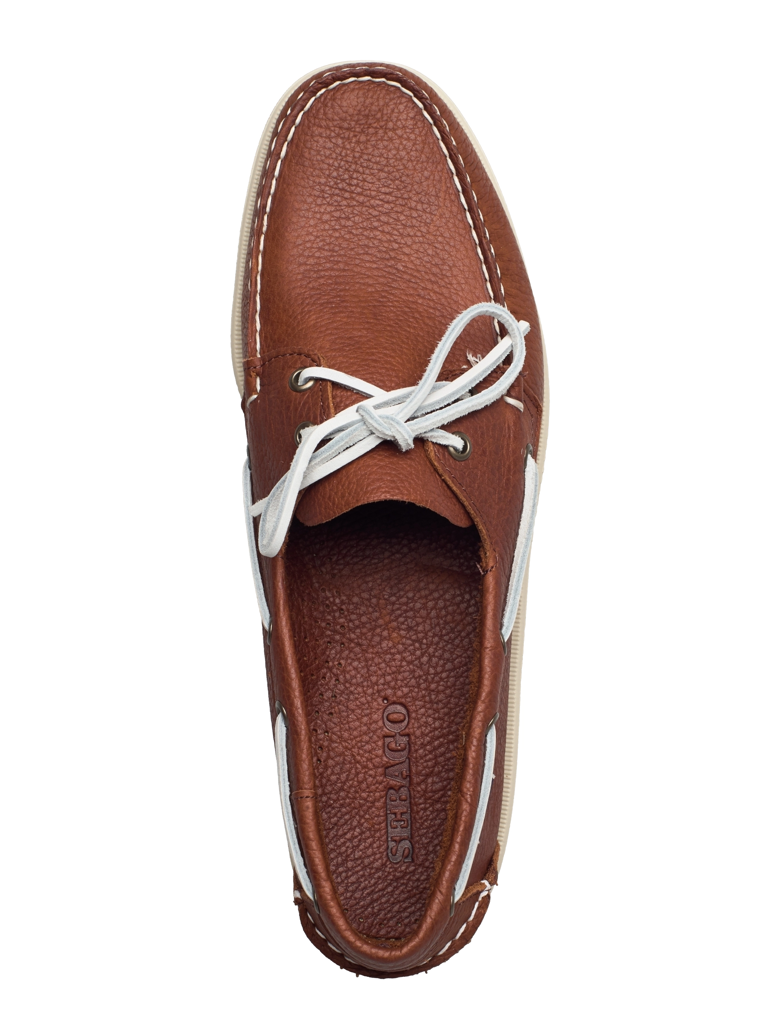 Sebago - Portland Tumbled - brown white - 3