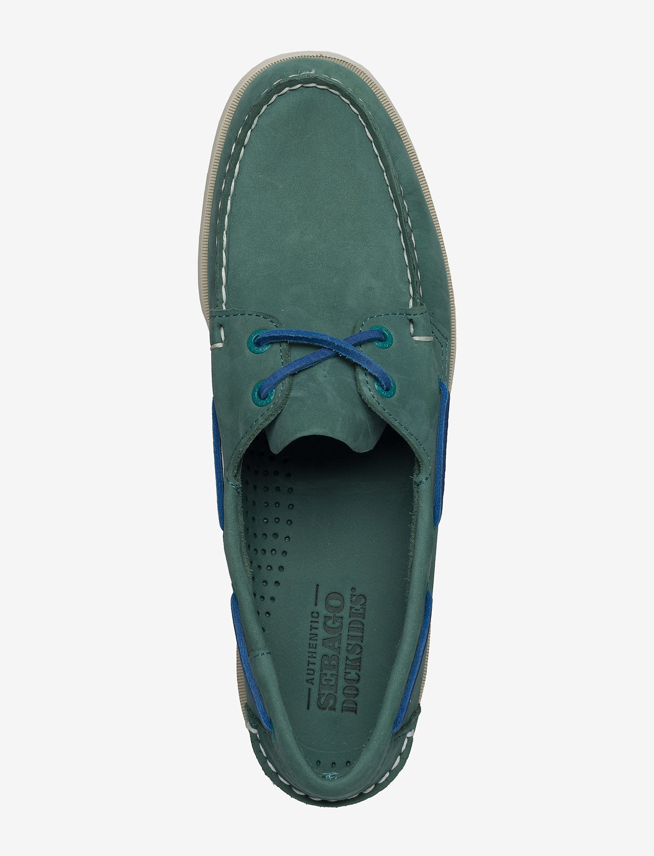 Sebago - Docksides - teal nubuck - 3