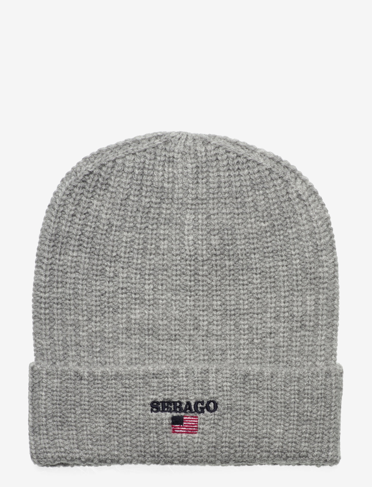 Sebago - Draft Ribbed Beanie - accessoires - grey melange - 0