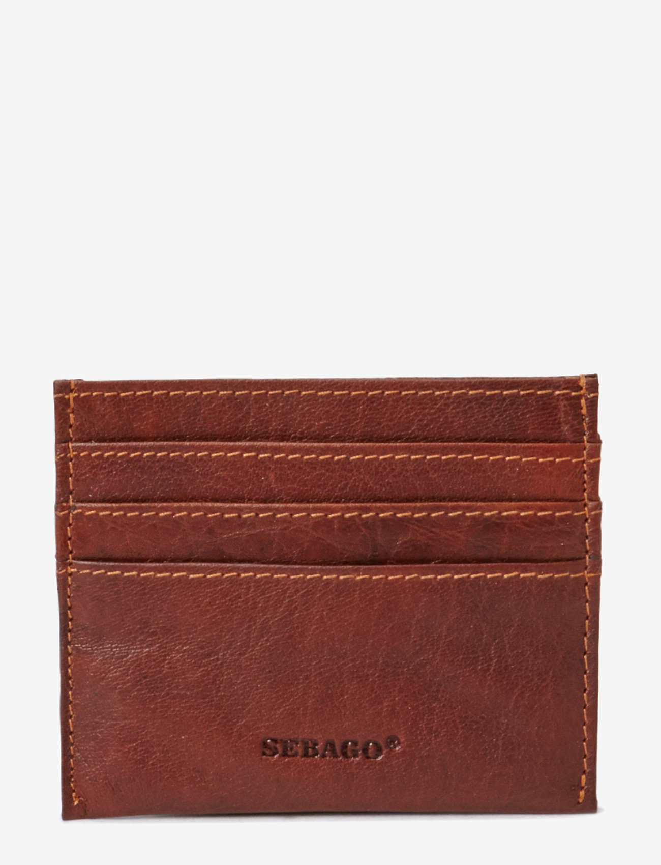 Sebago - Leather Card Holder - kaardihoidjad - brown - 0