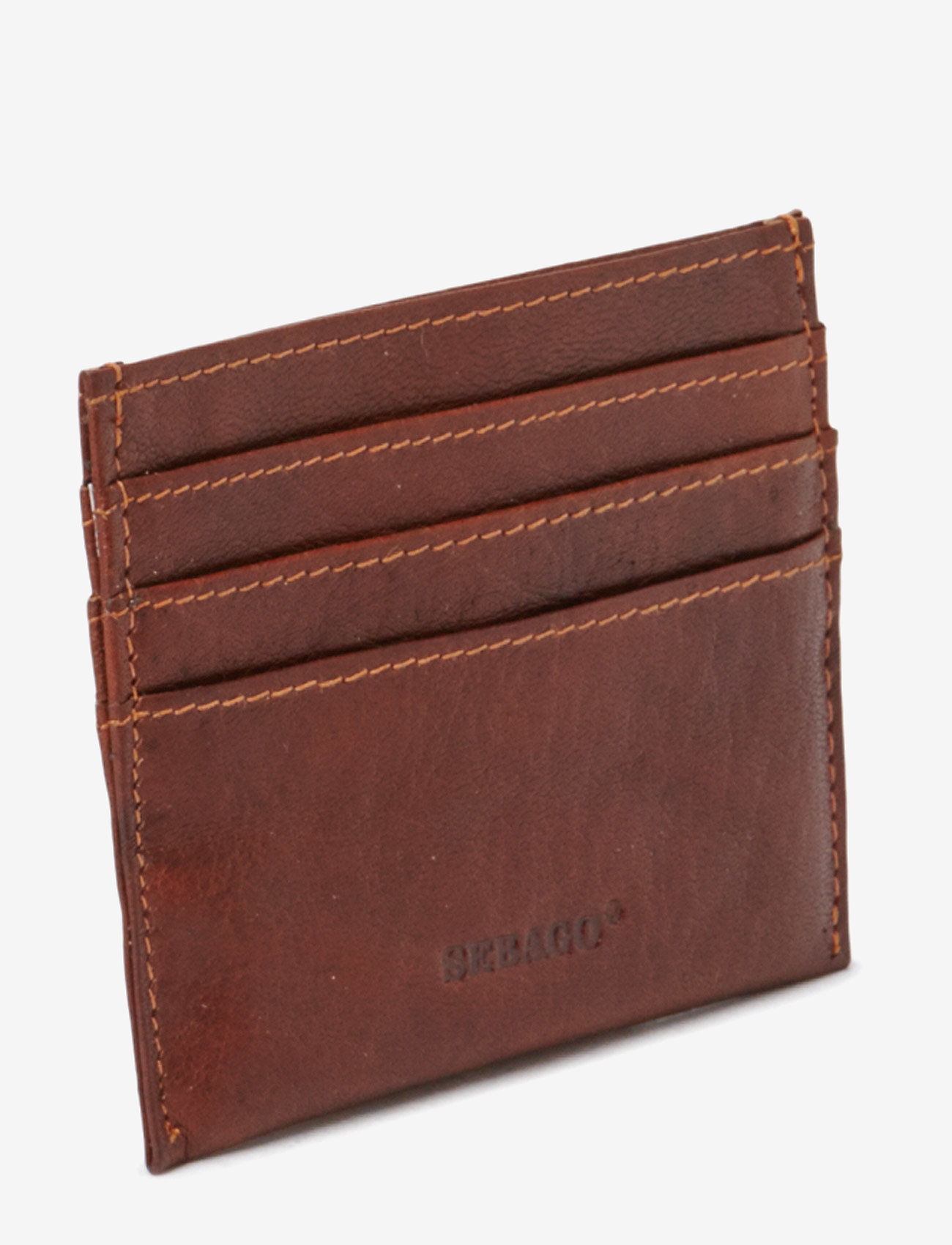 Sebago - Leather Card Holder - kaardihoidjad - brown - 1