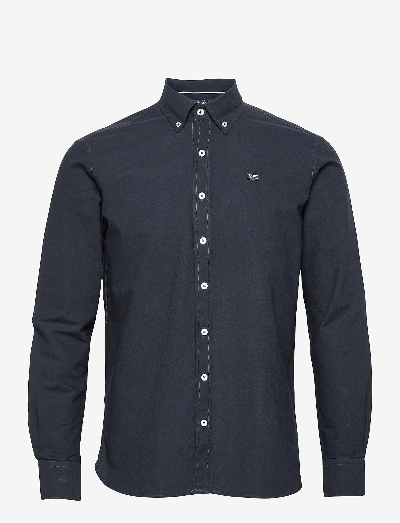 Sebago - Oxford Classic Shirt B.D. - oxford shirts - navy solid - 0
