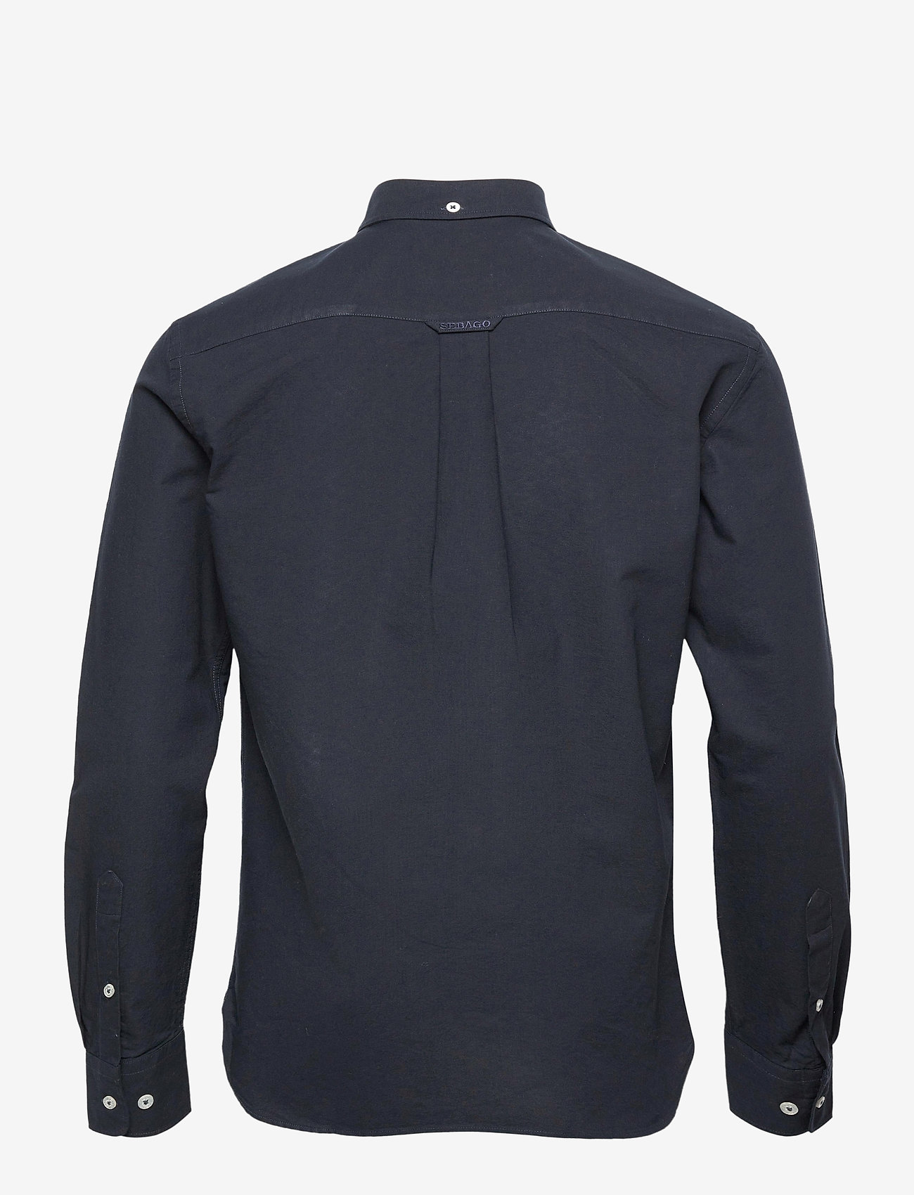 Sebago - Oxford Classic Shirt B.D. - oxford skjorter - navy solid - 1