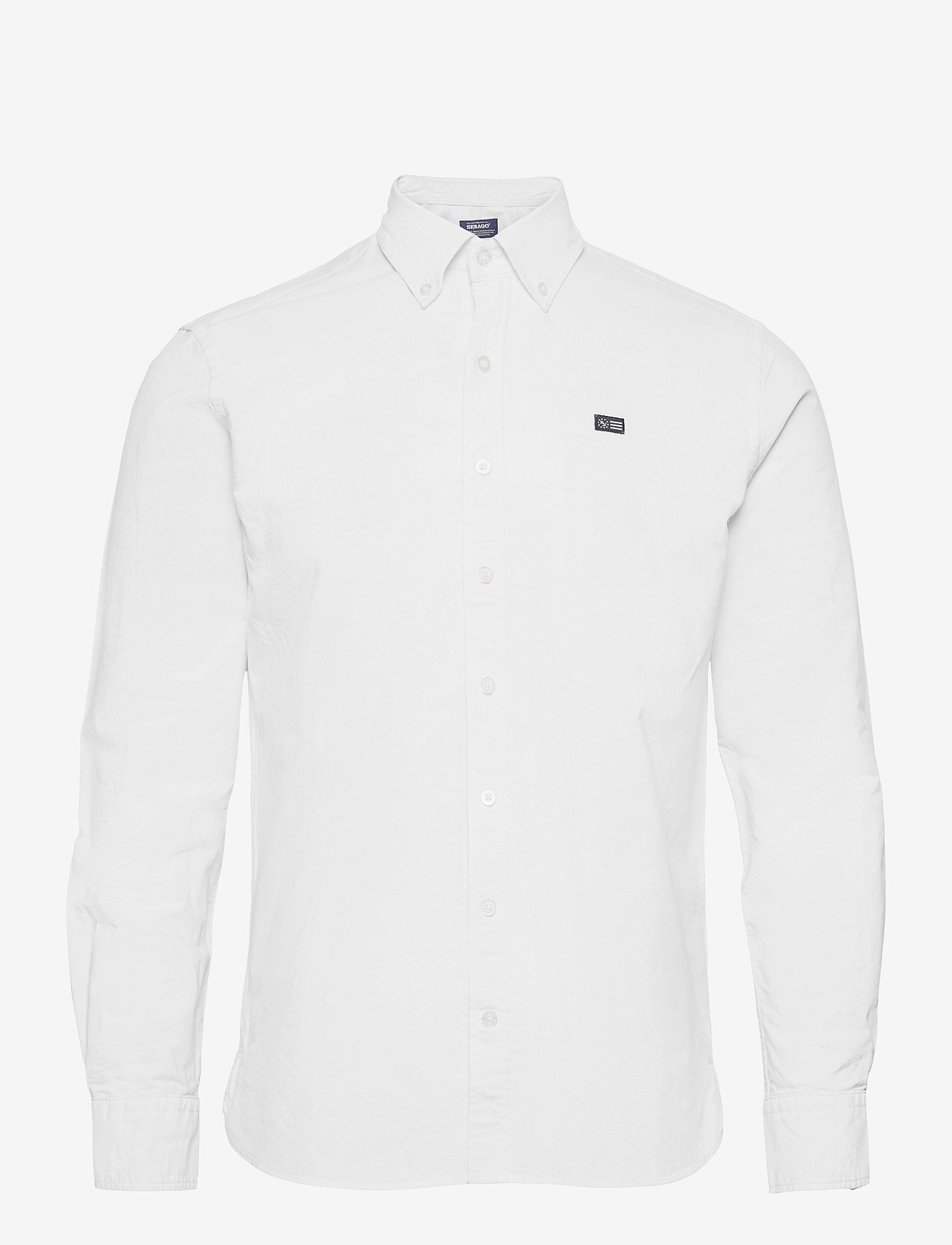 Sebago - Oxford Classic Shirt B.D. - oxford stila krekli - white - 0
