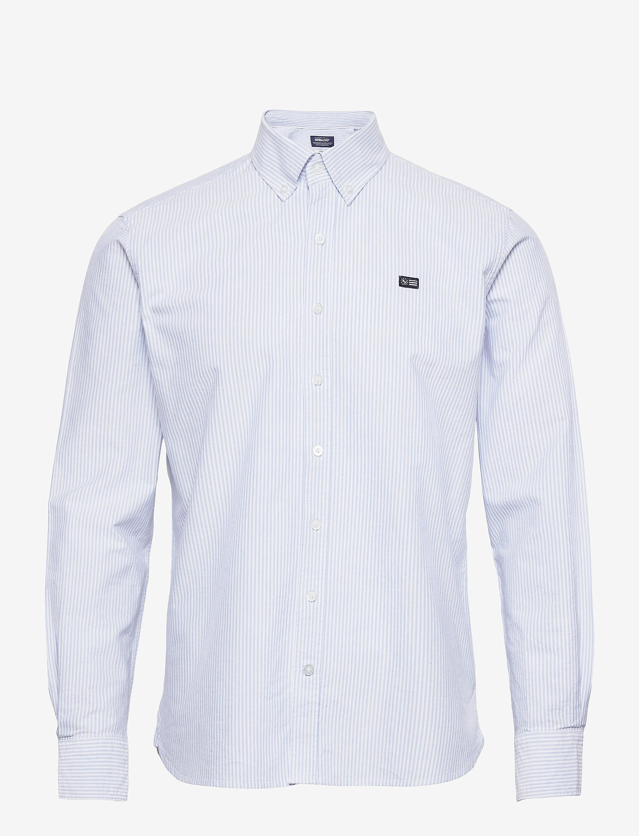 Sebago - Oxford Stripe Shirt B.D. - light blue/white - 0