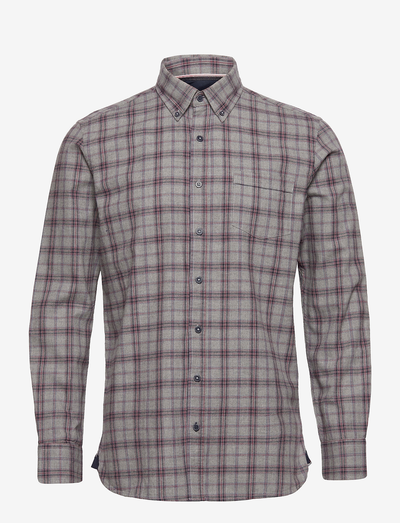 Sebago - Brushed Checked Shirt - navy/red - 0