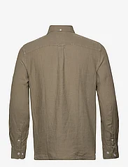 Sebago - Linen Shirt - lininiai marškiniai - dusk green - 1
