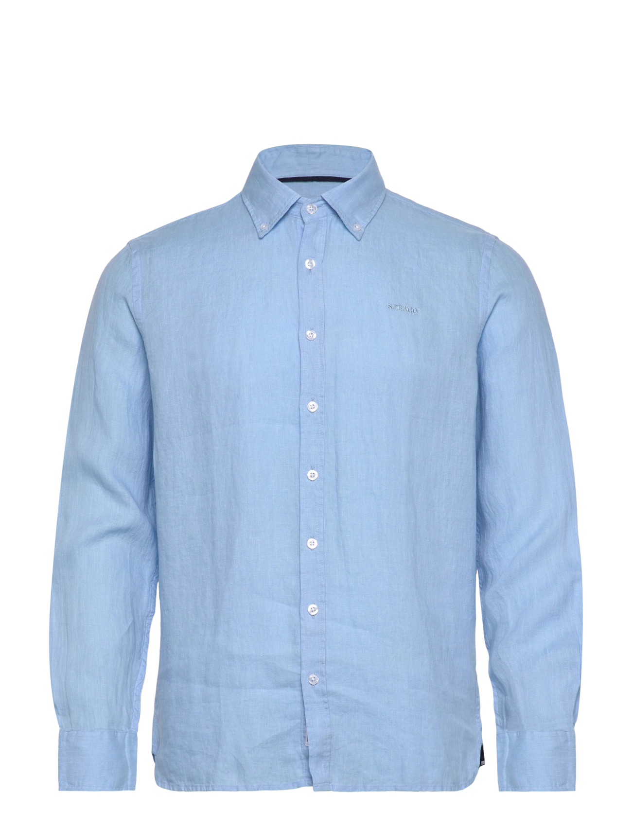 SEBAGO Linen Shirt Blau - M - Herren