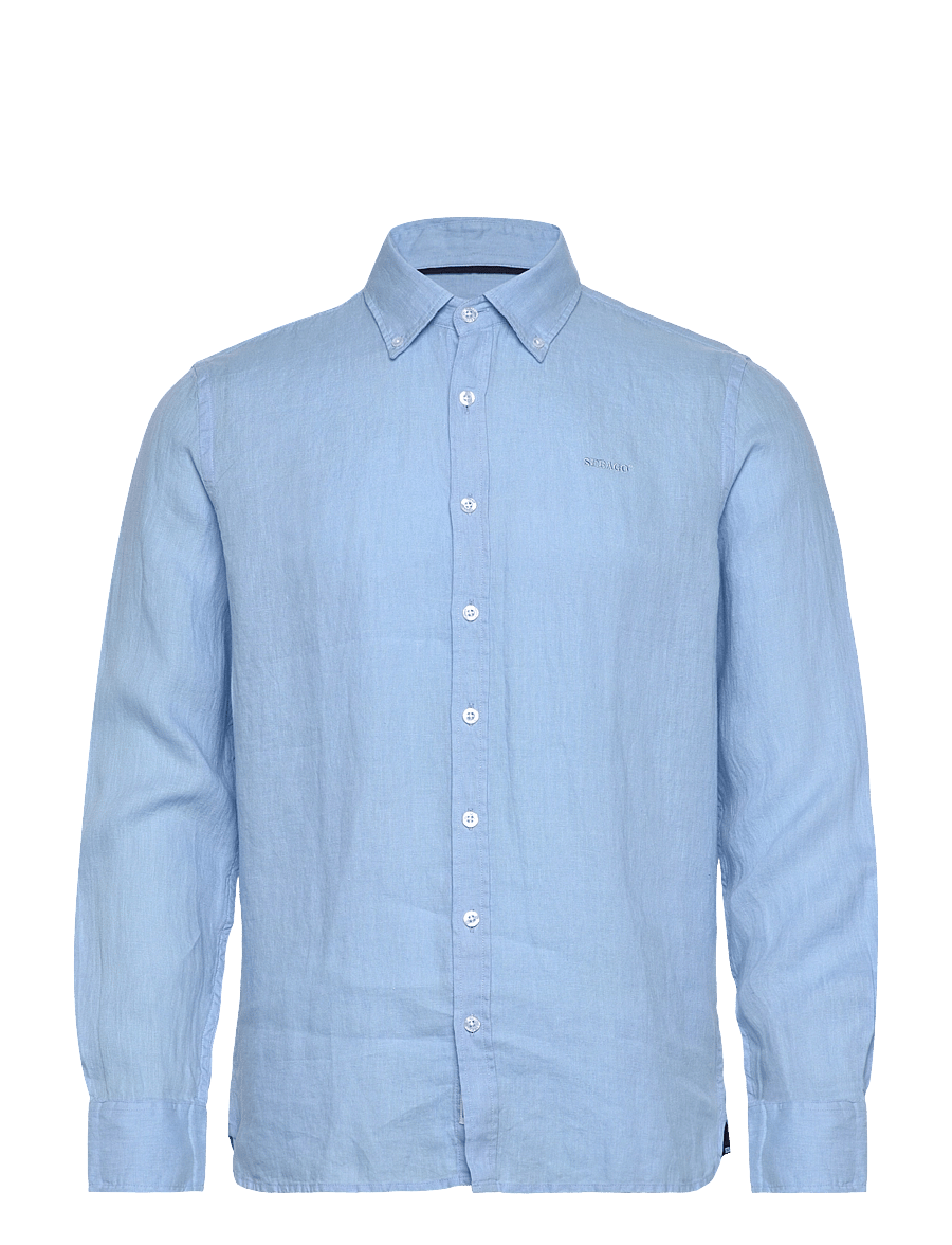 Sebago - Linen Shirt - leinenhemden - light blue - 1