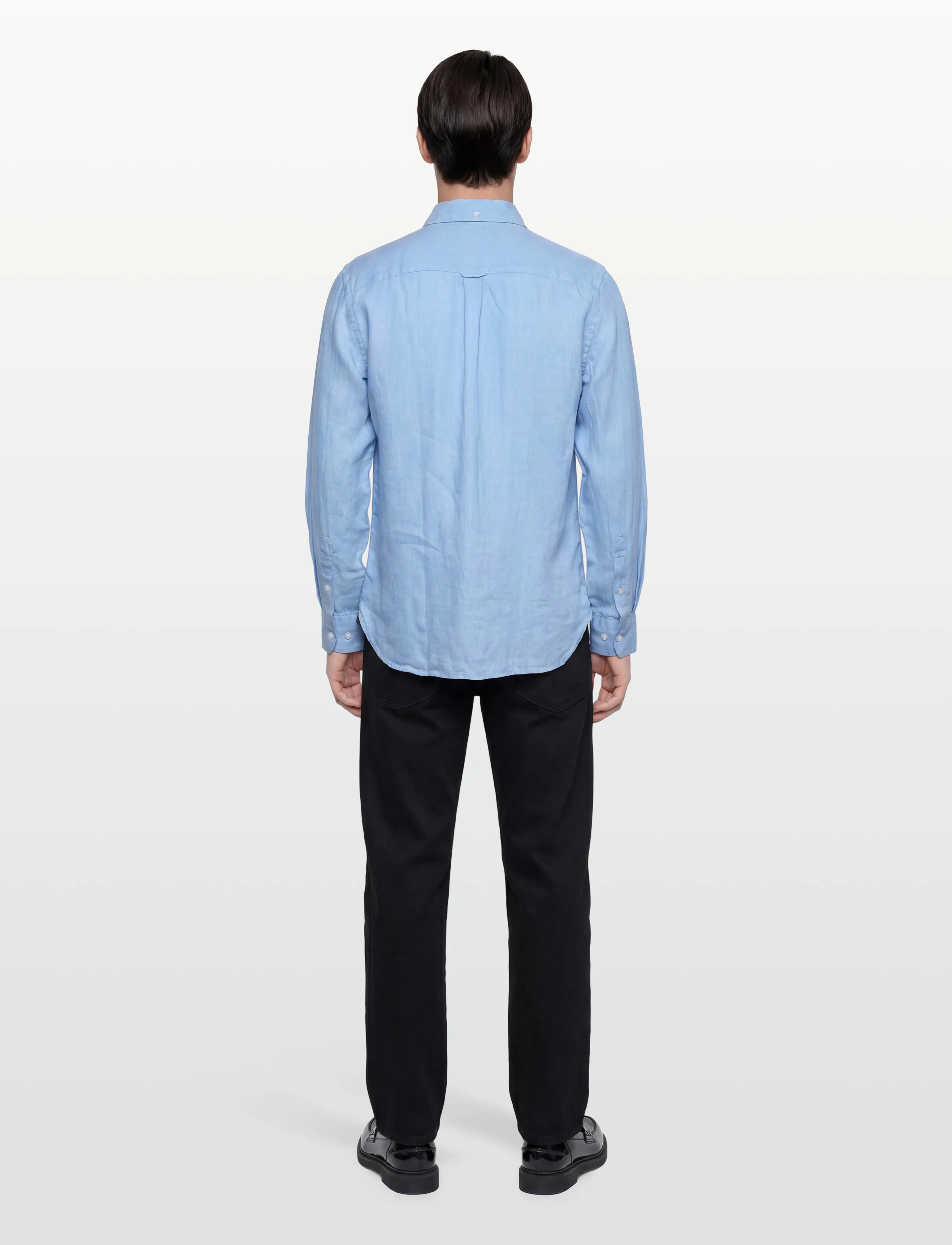 Sebago - Linen Shirt - linen shirts - light blue - 4