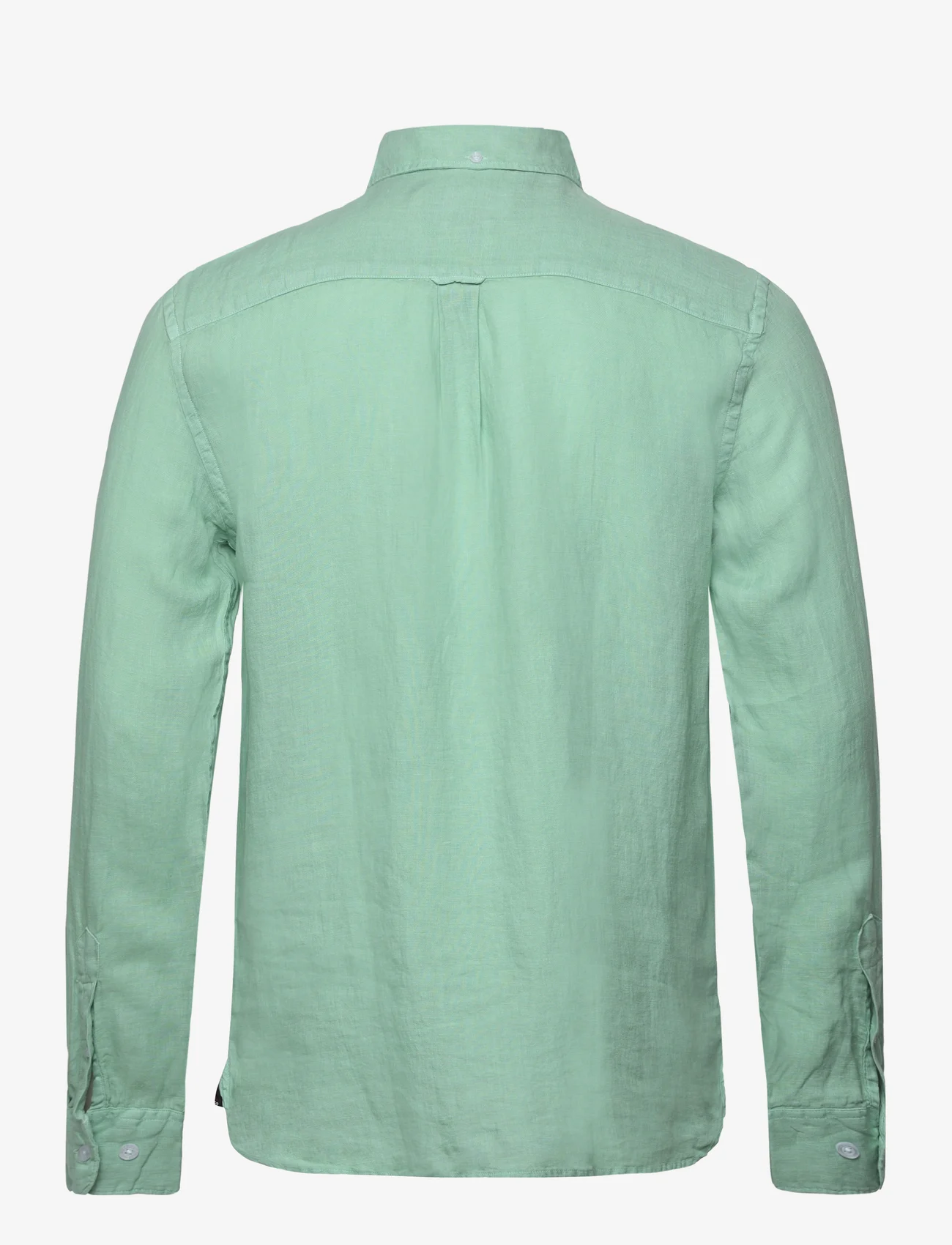 Sebago - Linen Shirt - linskjorter - mint - 1