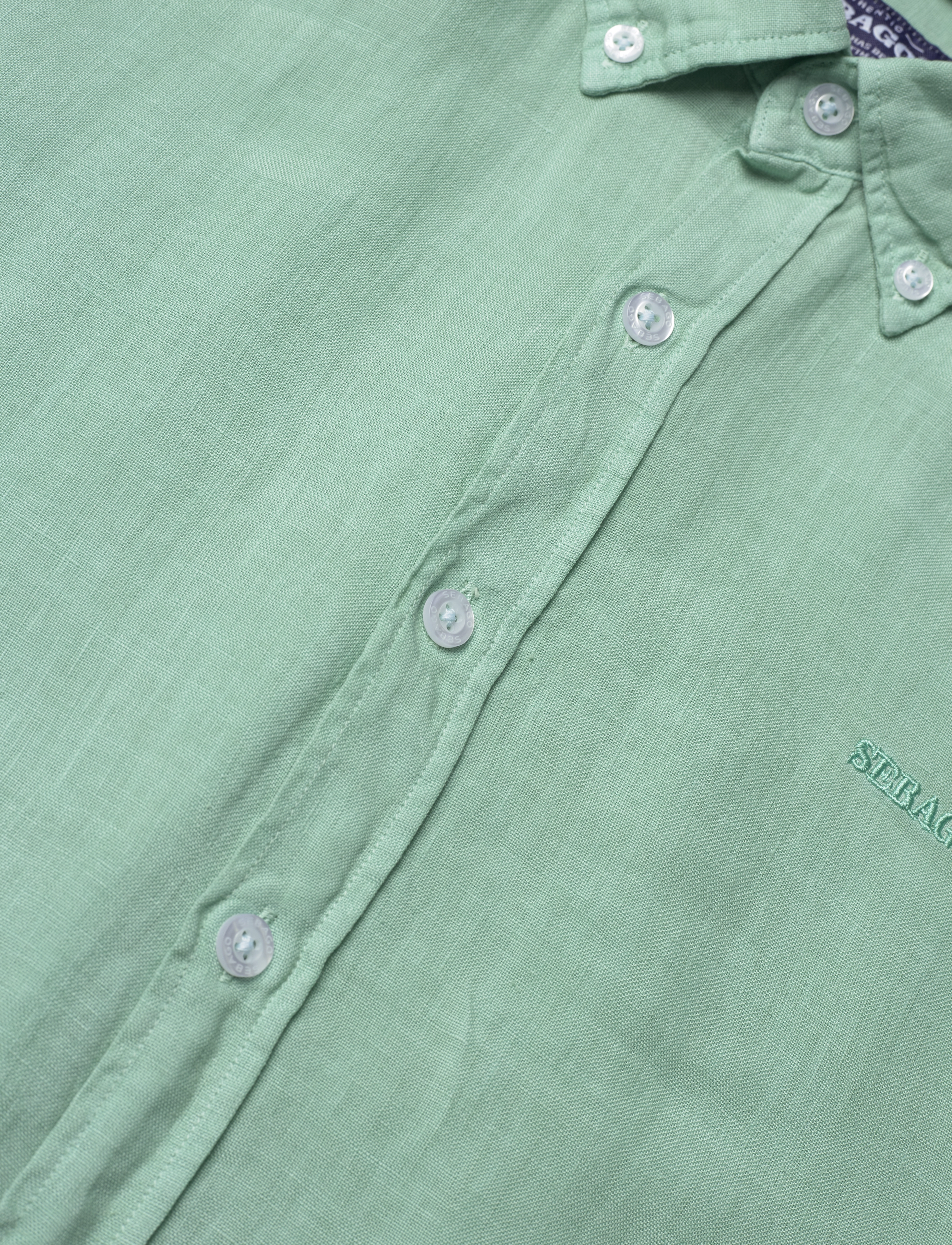 Sebago - Linen Shirt - hørskjorter - mint - 3