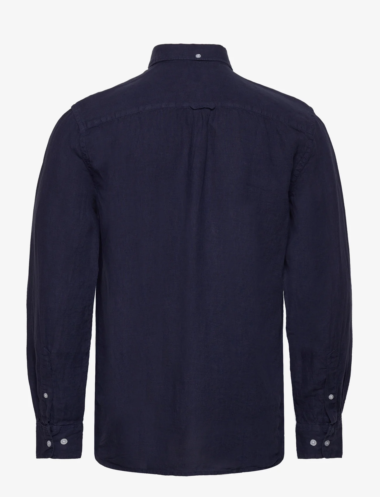Sebago - Linen Shirt - lininiai marškiniai - navy - 1