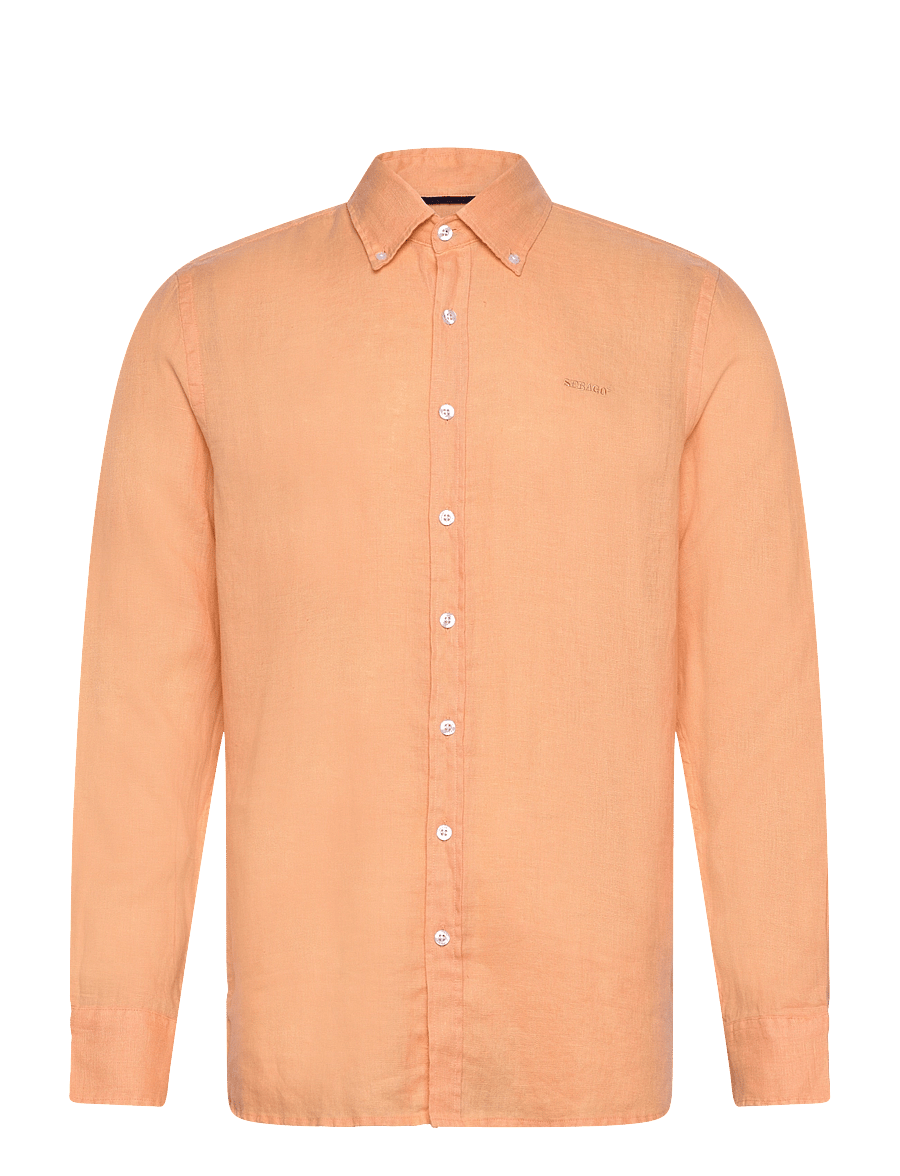 Sebago - Linen Shirt - leinenhemden - peach - 0