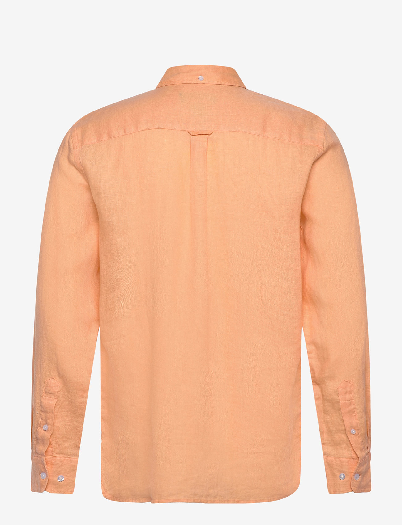 Sebago - Linen Shirt - pellavakauluspaidat - peach - 1
