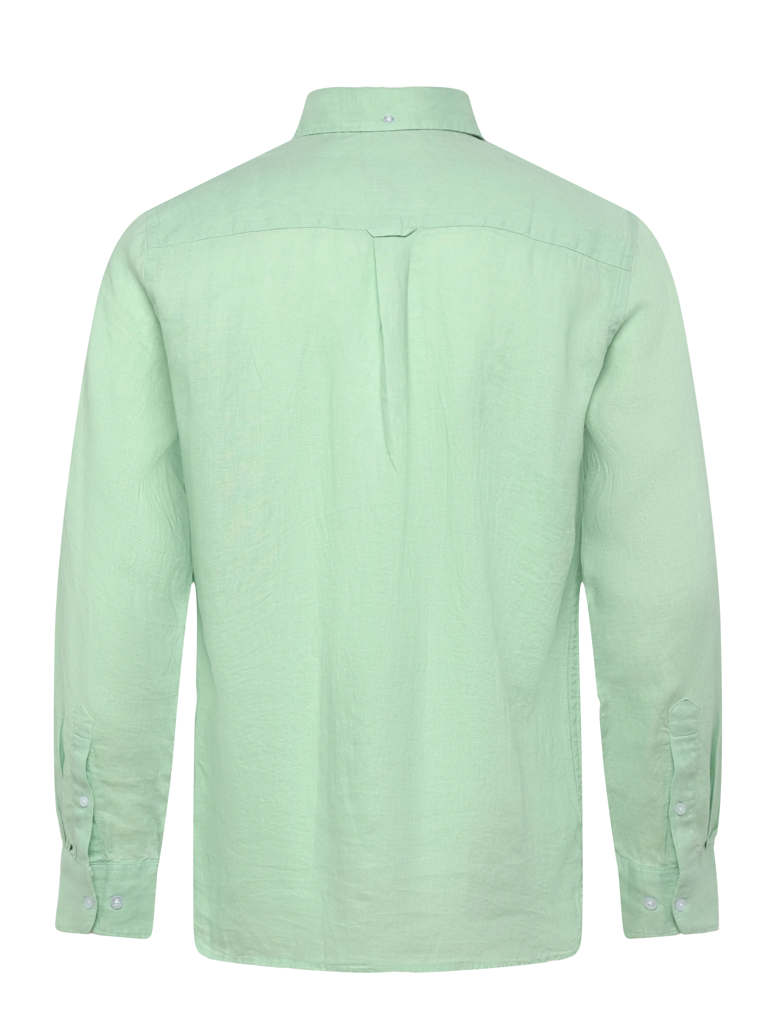 Sebago - Linen Shirt - linen shirts - popsicle green - 2