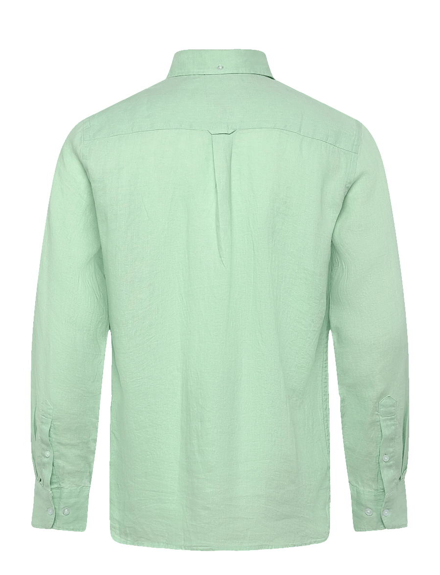 Sebago - Linen Shirt - linen shirts - popsicle green - 2
