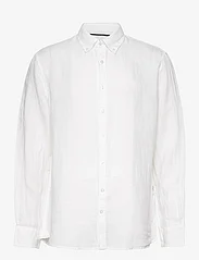 Sebago - Linen Shirt - linen shirts - white - 0