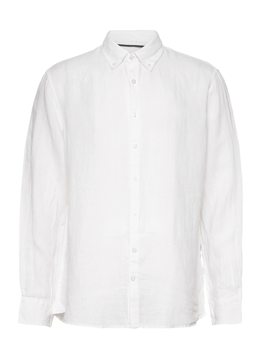 Sebago - Linen Shirt - linen shirts - white - 0