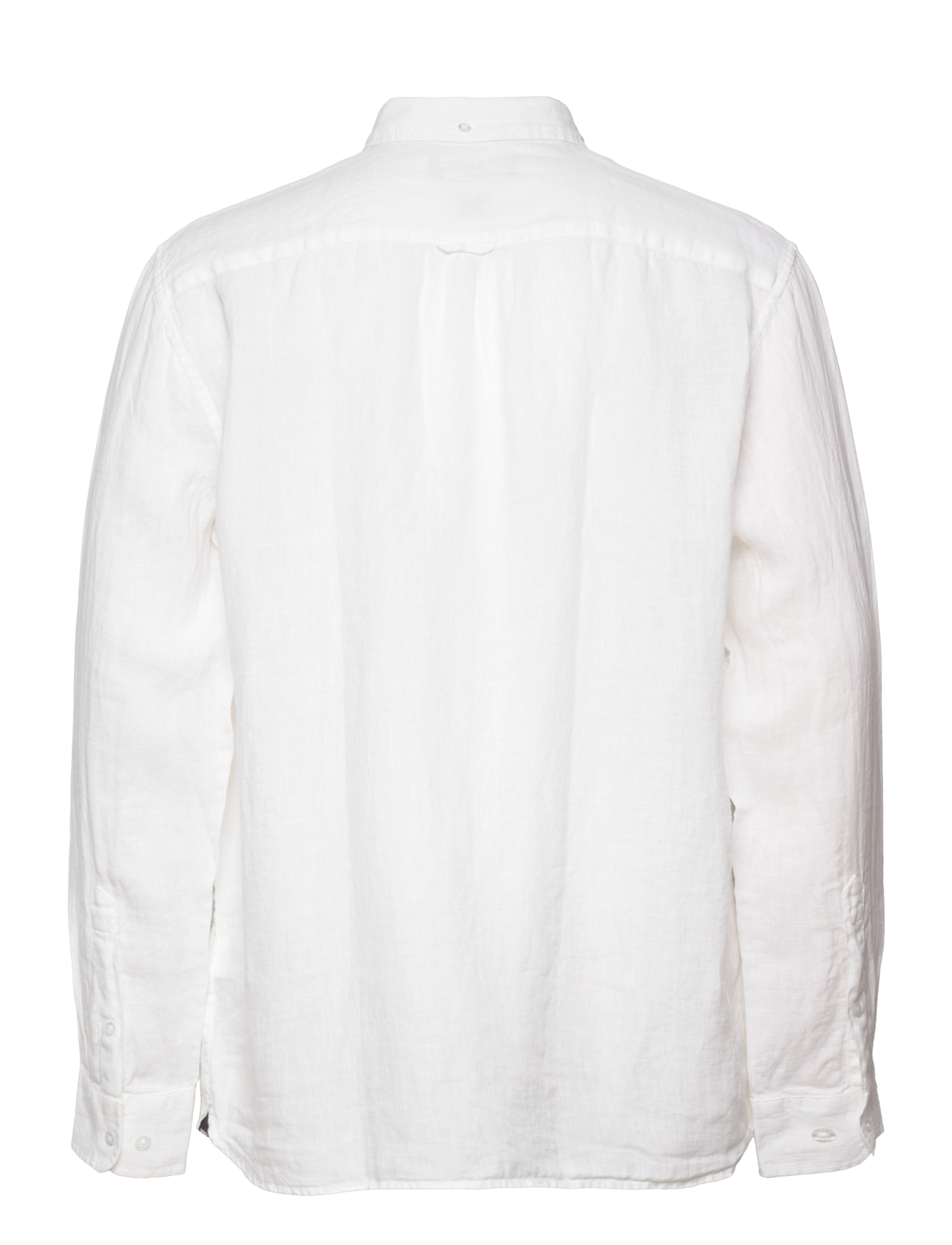 Sebago - Linen Shirt - leinenhemden - white - 1