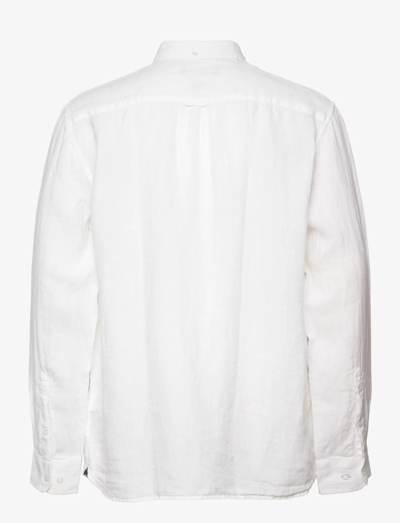 Sebago - Linen Shirt - linen shirts - white - 1
