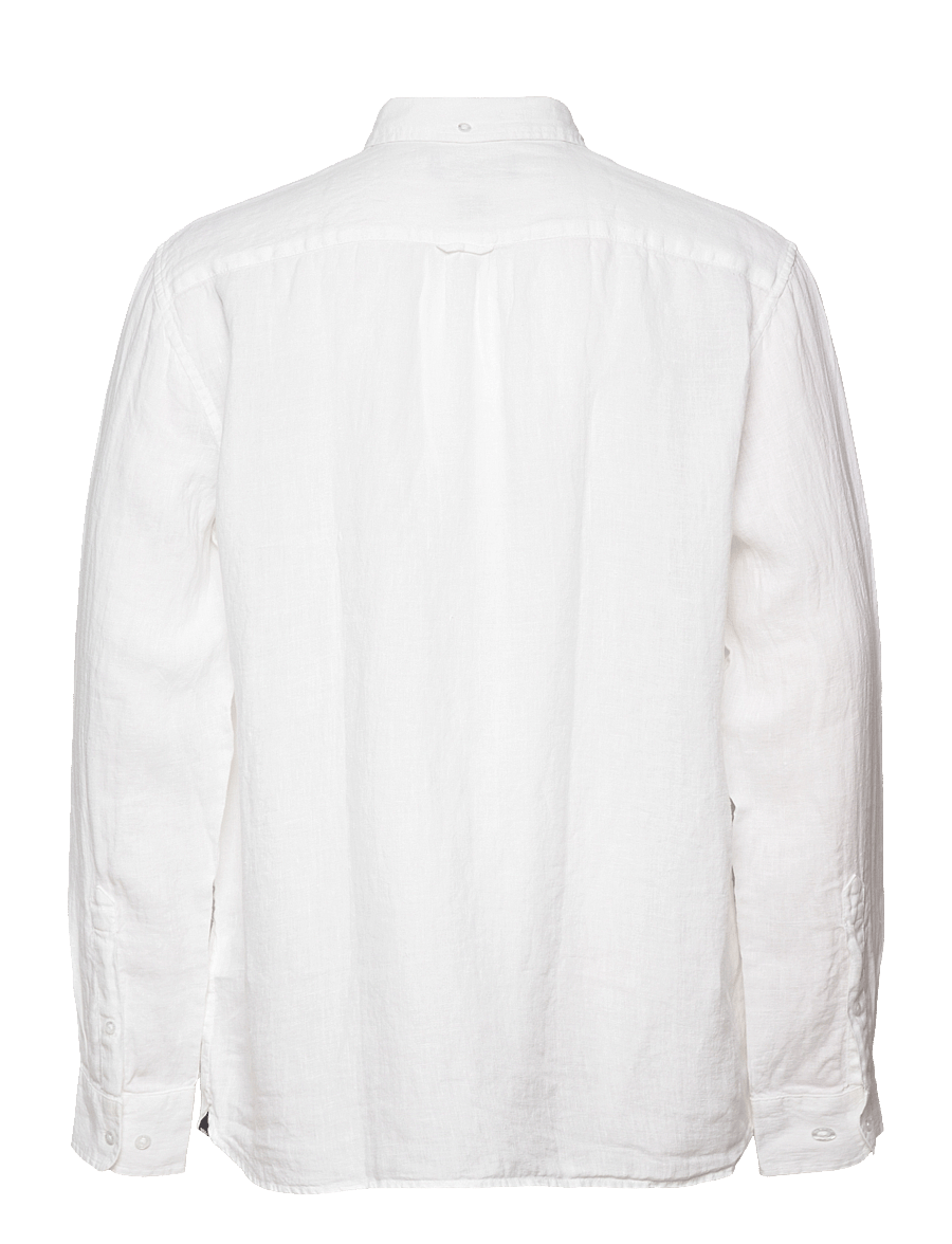 Sebago - Linen Shirt - linen shirts - white - 1
