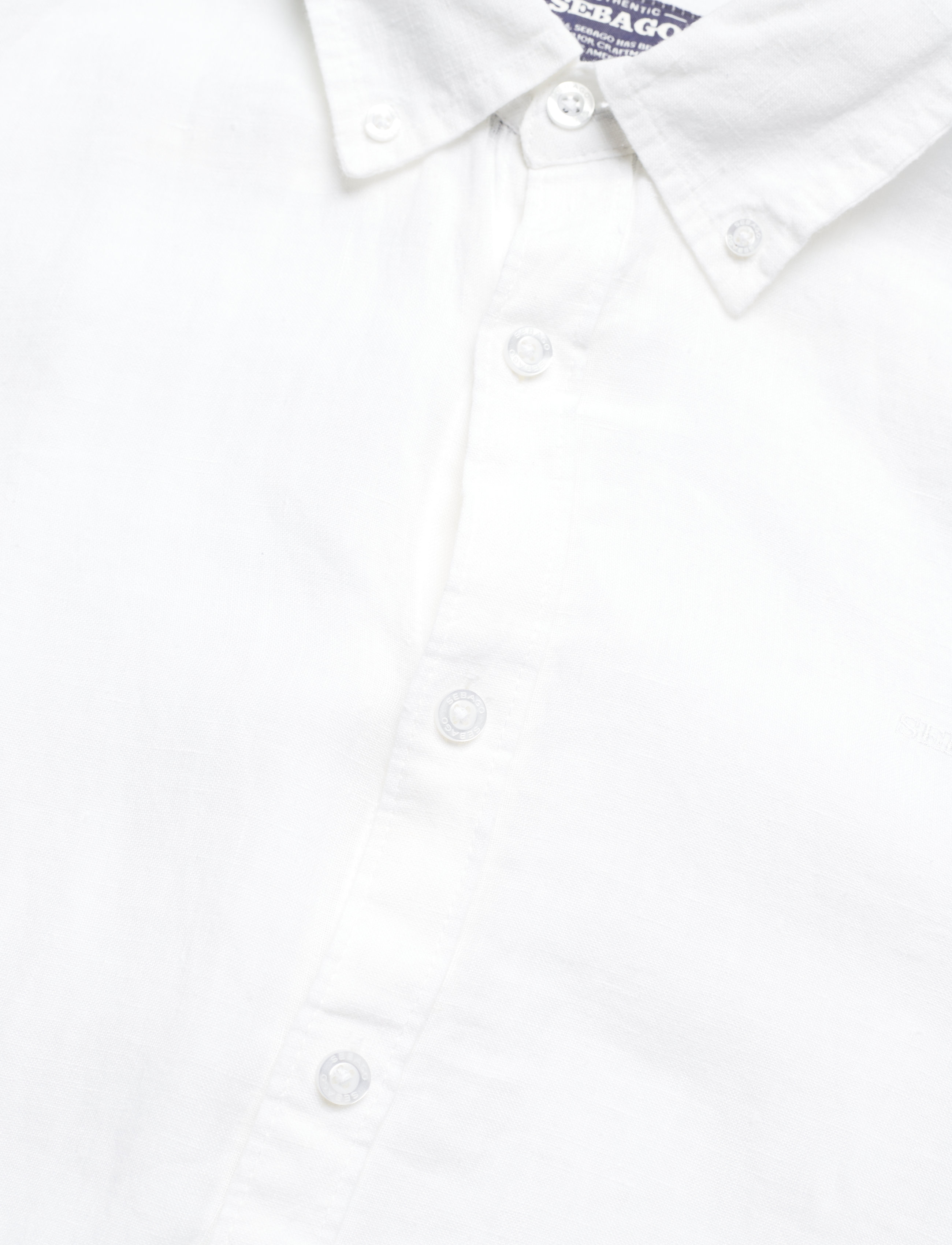 Sebago - Linen Shirt - leinenhemden - white - 3