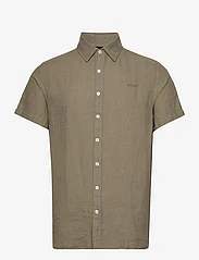 Sebago - Linen Shirt Short Sleeve - leinenhemden - dusk green - 0