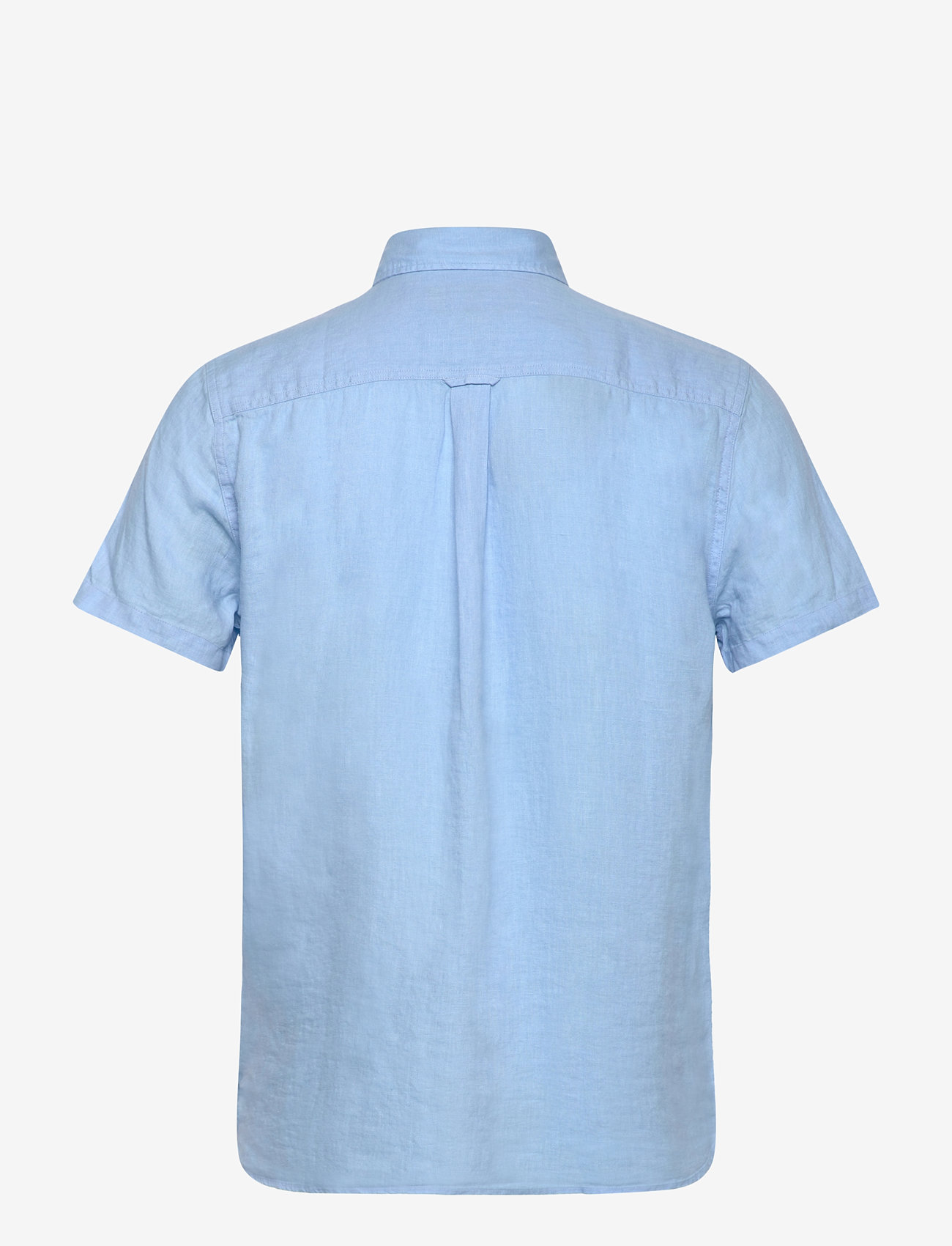 Sebago - Linen Shirt Short Sleeve - linen shirts - light blue - 1
