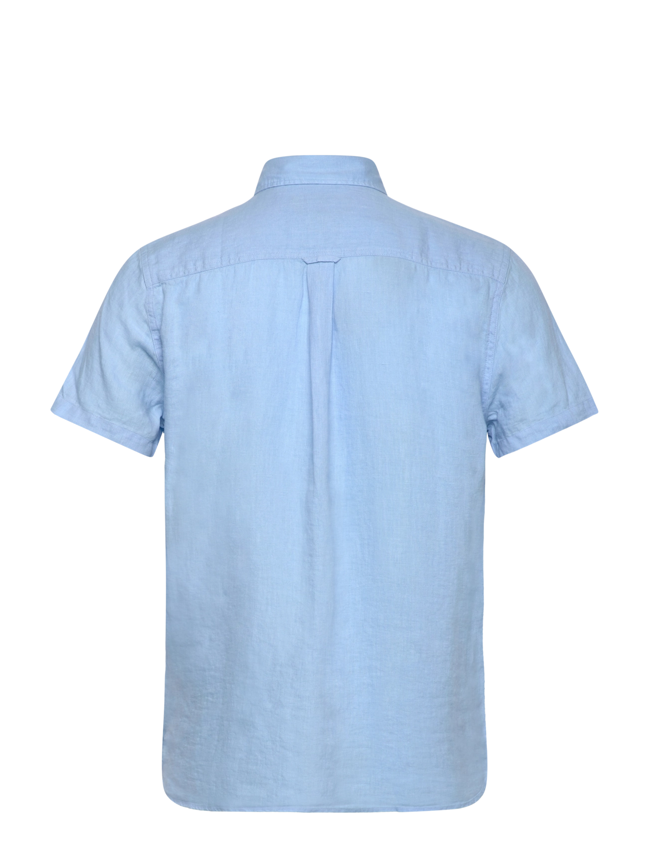Sebago - Linen Shirt Short Sleeve - linneskjortor - light blue - 1